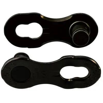 Lot de 2 Attaches Rapides KMC MissingLink CL555R DLC 11V Noir 3/7