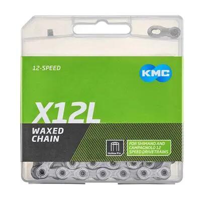Kanaal KMC X12L waxed 1/2x11/128" 12 vitessses 3/6
