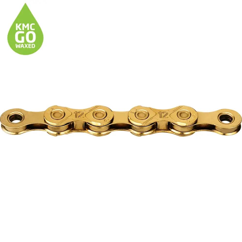 KMC 12-fach Fahrradkette 126L gewachst Ti-N Gold 2/7