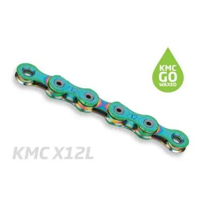 KMC X12L Waxed Catena 12 velocità 126 maglie 3/4