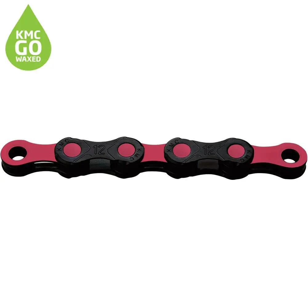 Chaînes DLC 12 Waxed - Black / Pink 2/7