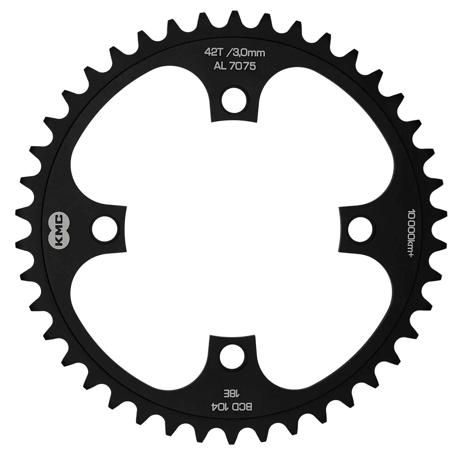 KMC Kettenblatt E-Bike BCD 104mm 42 Zähne, 1/8", breit 2/7