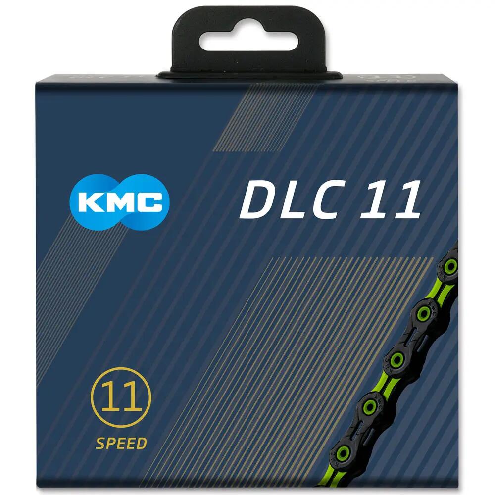 KMC DLC11 116 Link 11V Zwart/Groen 2/4