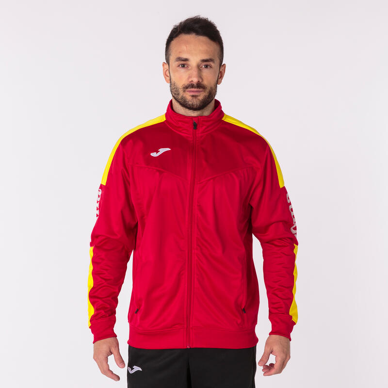 Felpa Joma Chaqueta Championship Iv Rojo-Amarillo Adulto