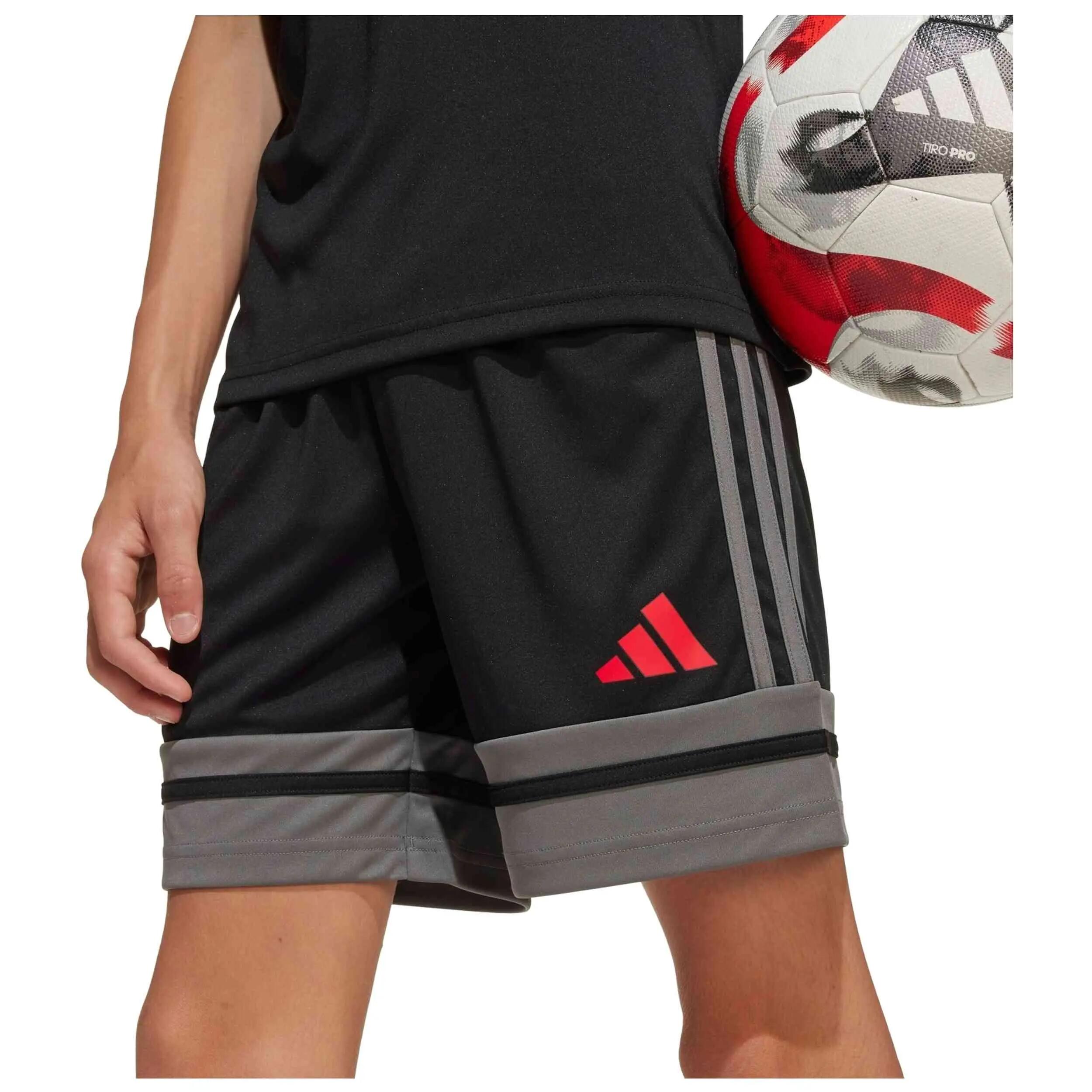Pantaloncini Adidas modello SQUA25 SHO Y per unisex ragazzi 4/7