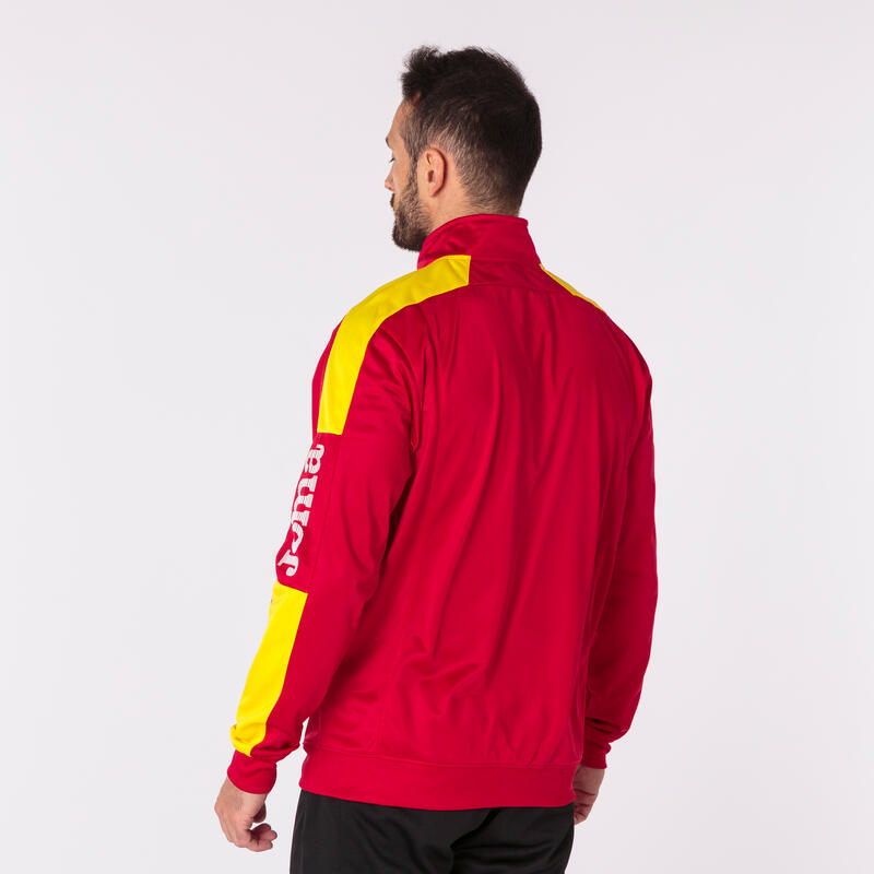 Felpa Joma Chaqueta Championship Iv Rojo-Amarillo Adulto