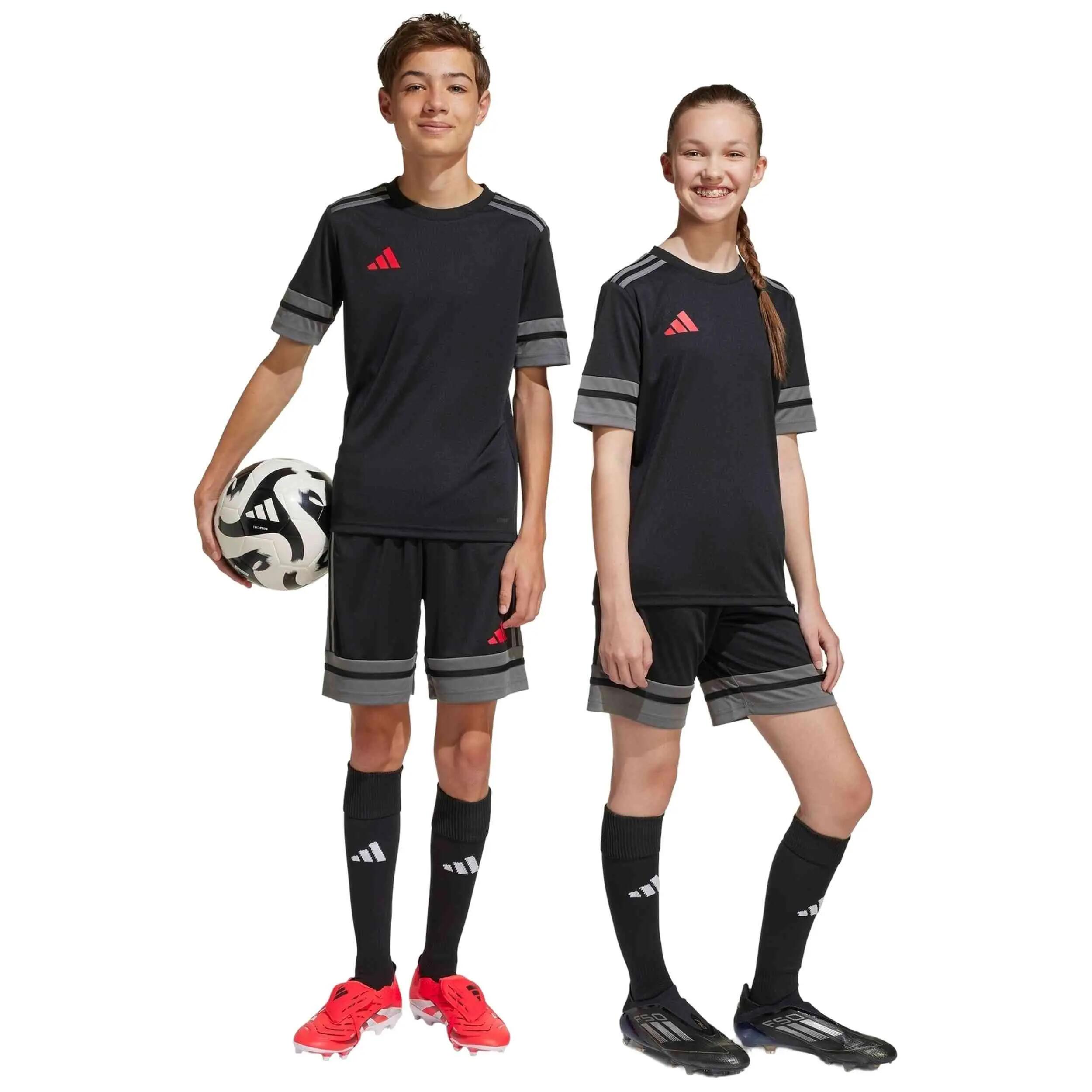 Pantaloncini Adidas modello SQUA25 SHO Y per unisex ragazzi 2/7