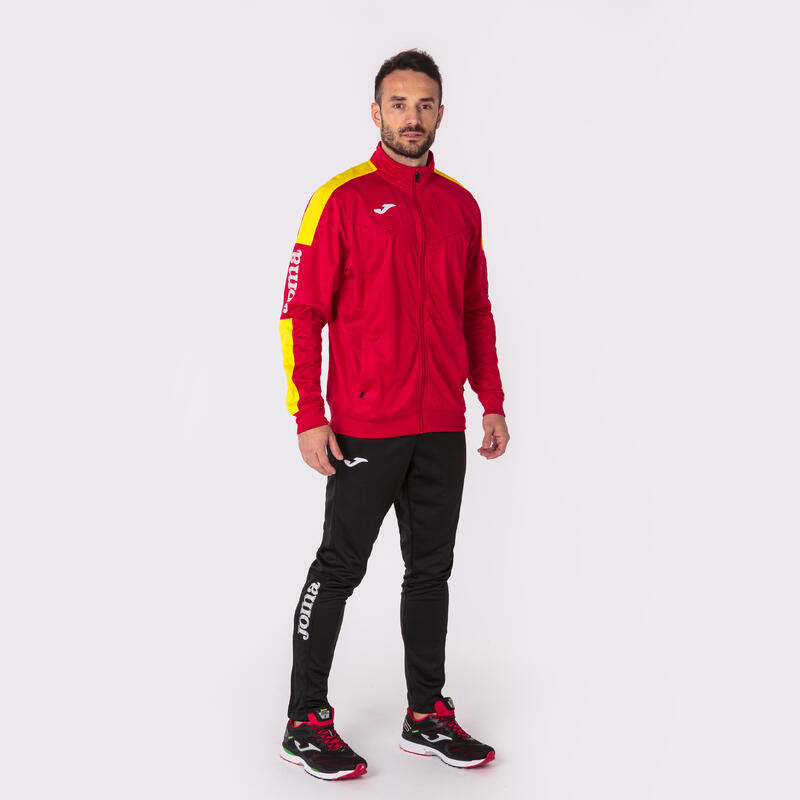 Felpa Joma Chaqueta Championship Iv Rojo-Amarillo Adulto