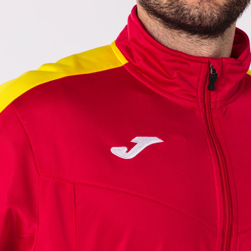 Felpa Joma Chaqueta Championship Iv Rojo-Amarillo Adulto