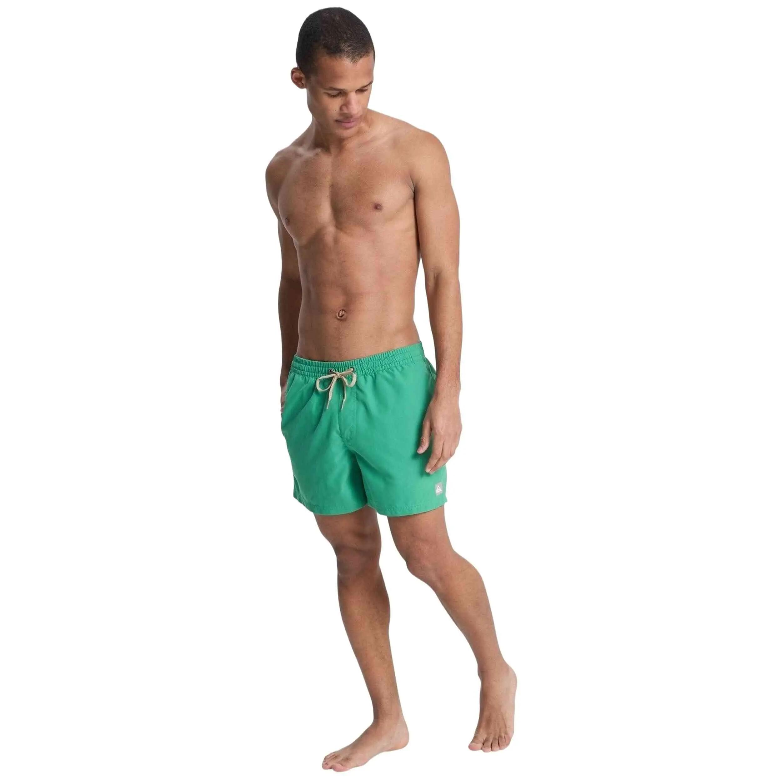 Short de bain EVERYDAY SOLID VOLLEY 15" Vert Homme 5/5