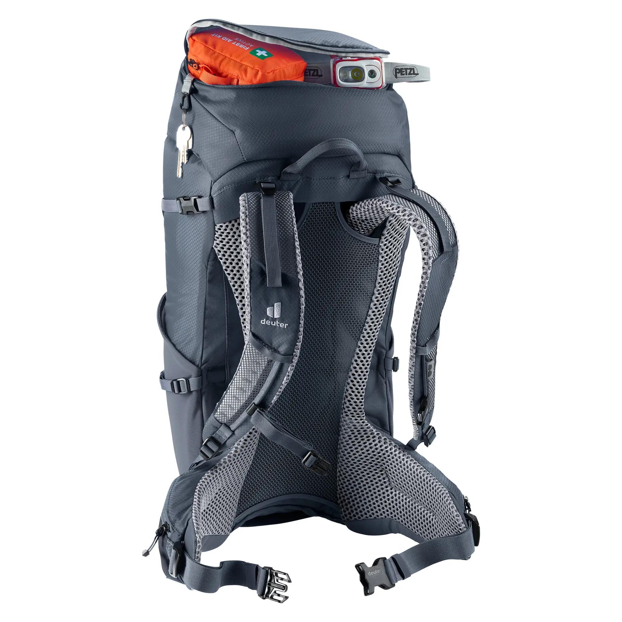 Sac à dos - randonnée - unisexe - léger, ventilé, Futura 32 - noir 15/15