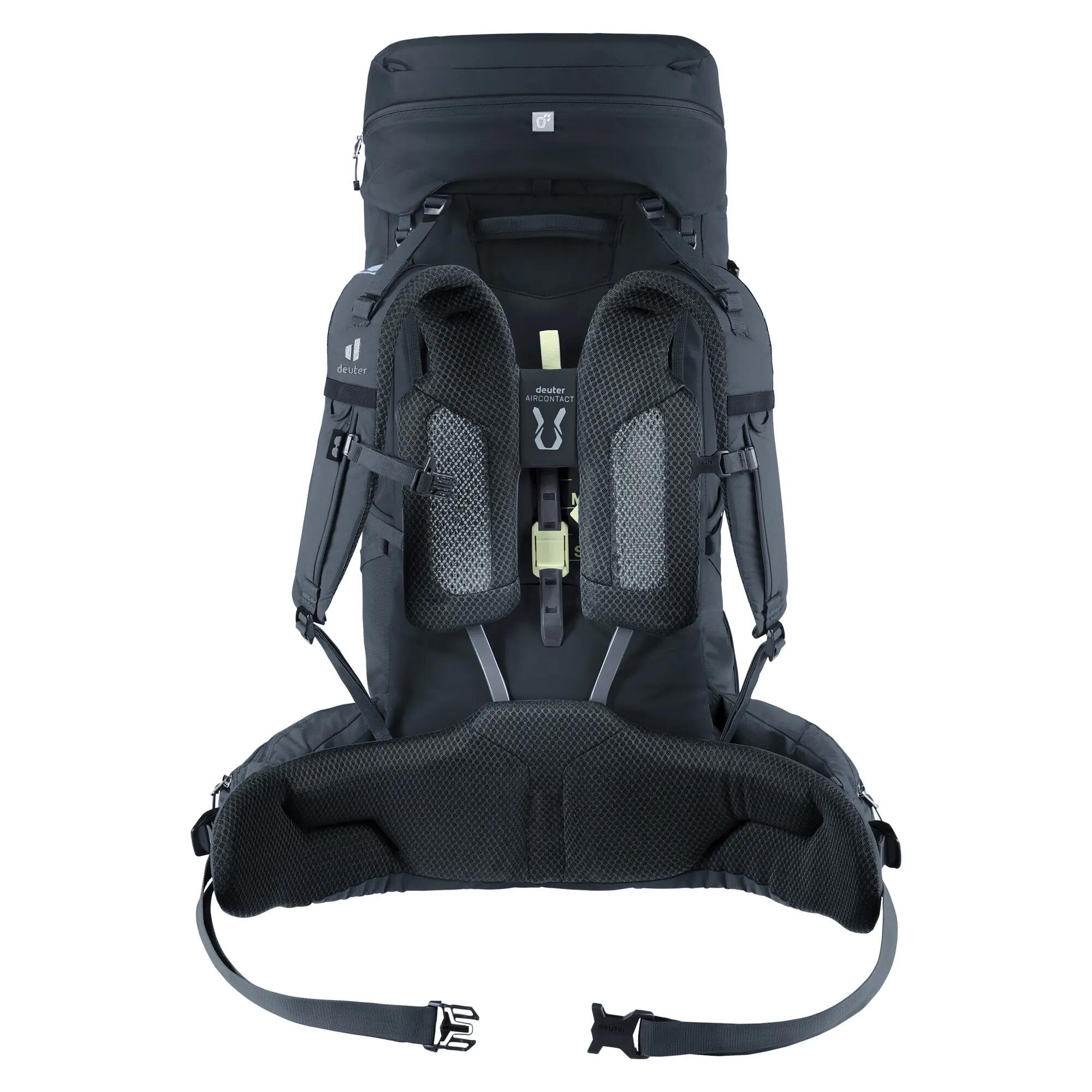 Herren - trekking - rucksack - aircontact core 50+10 - schwarz 8/13