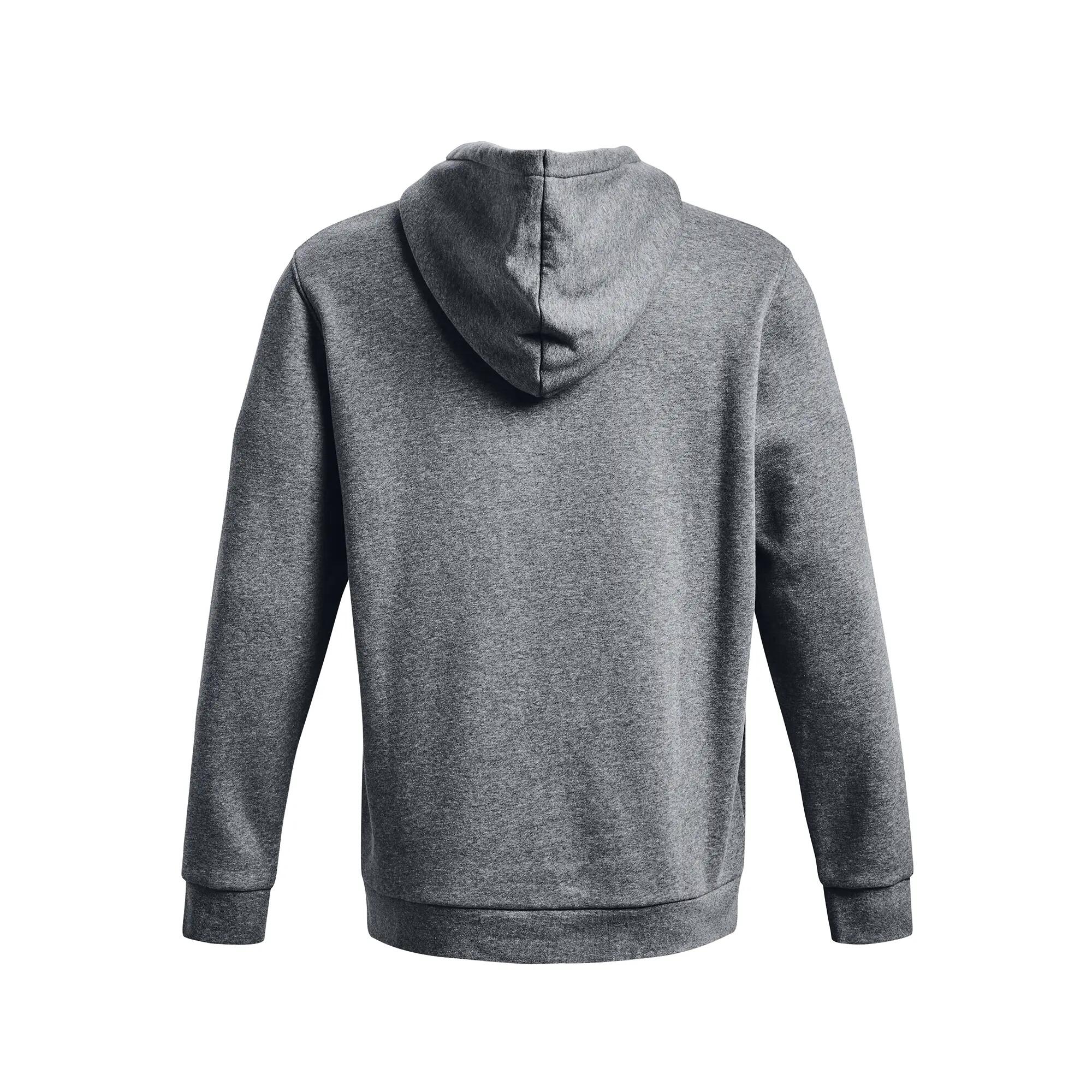 Sudadera con Capucha Under Armour Essential Fleece para Hombre, Gris 5/8