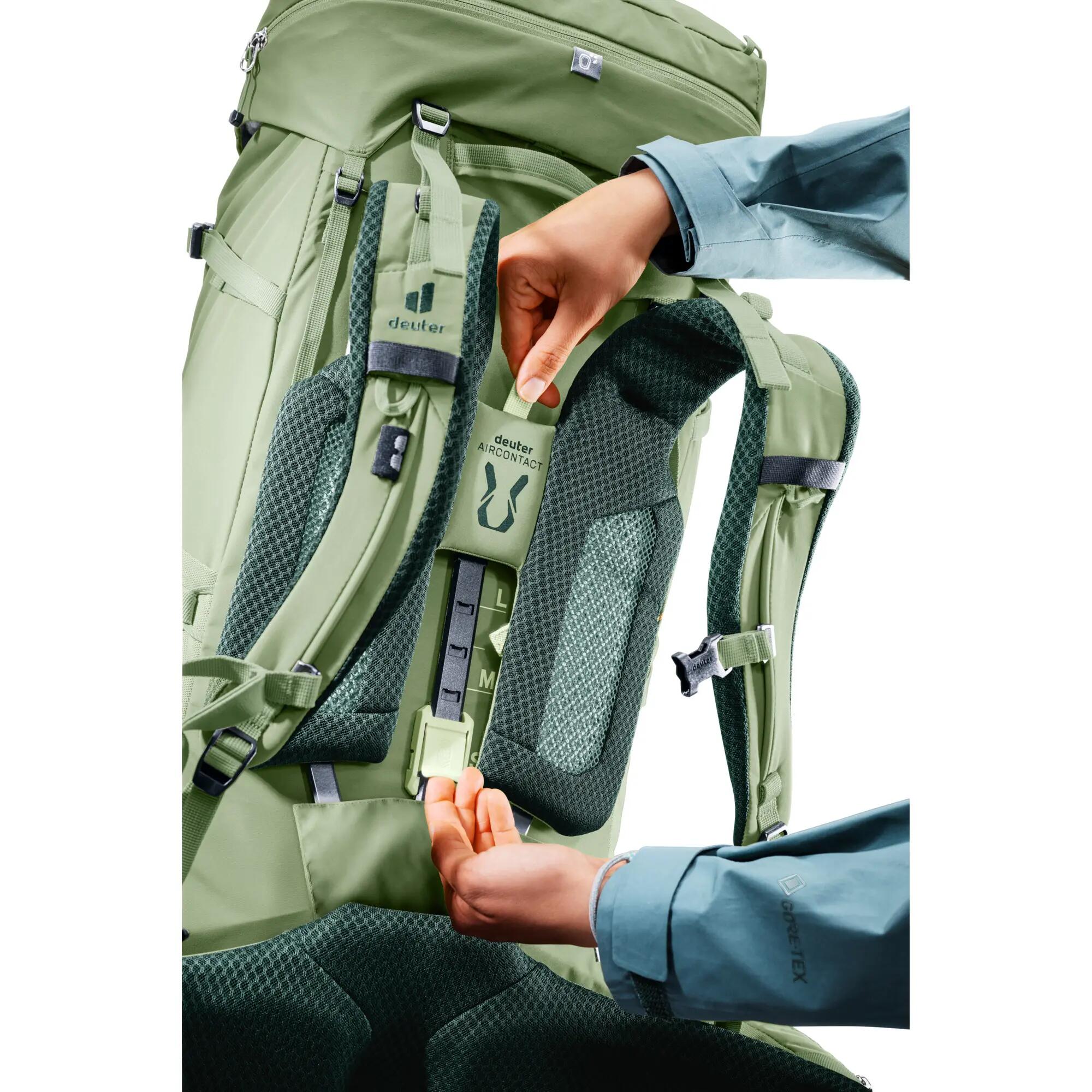 Damen - trekking - rucksack - verstellbar, belüftet - aircontact 55+10 5/13