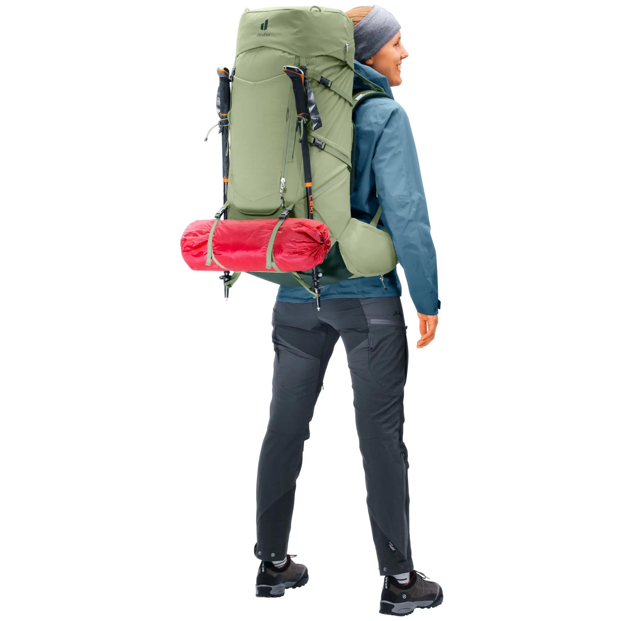 Damen - trekking - rucksack - verstellbar, belüftet - aircontact 55+10 3/13