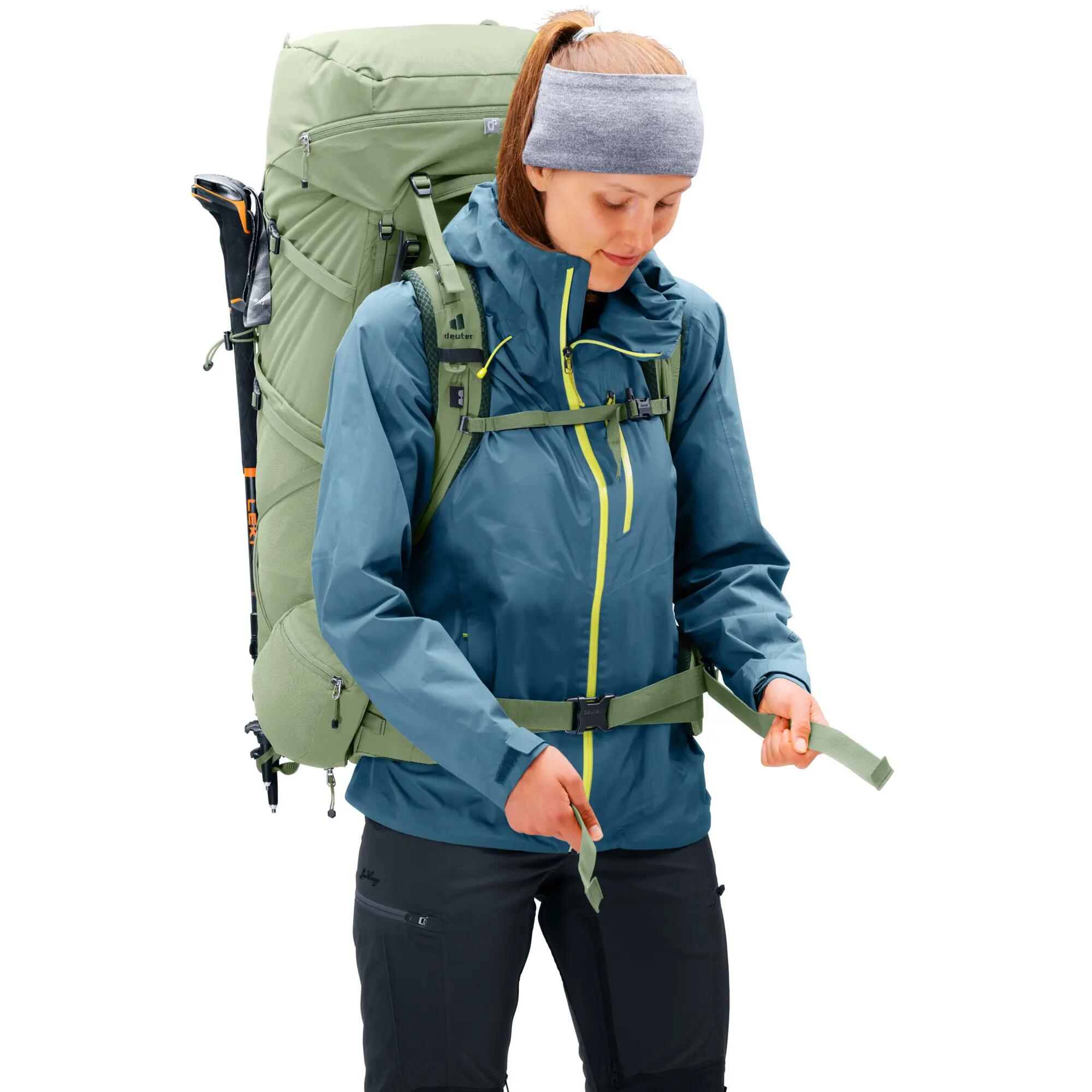 Damen - trekking - rucksack - verstellbar, belüftet - aircontact 55+10 2/13