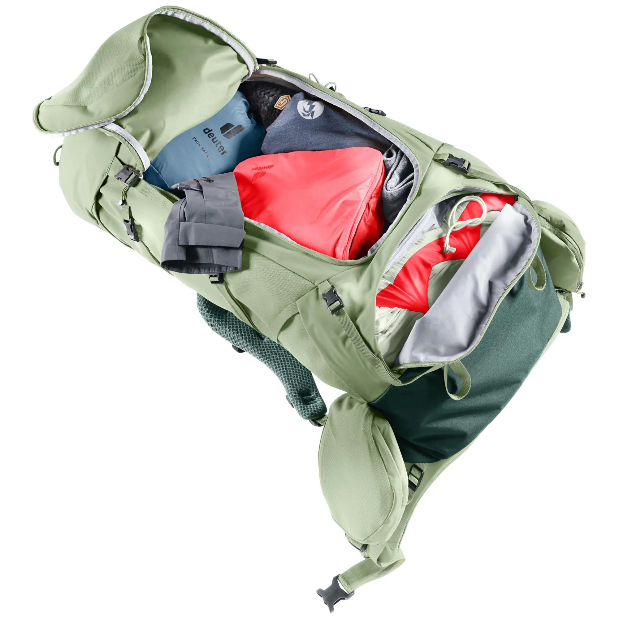 Damen - trekking - rucksack - verstellbar, belüftet - aircontact 55+10 13/13