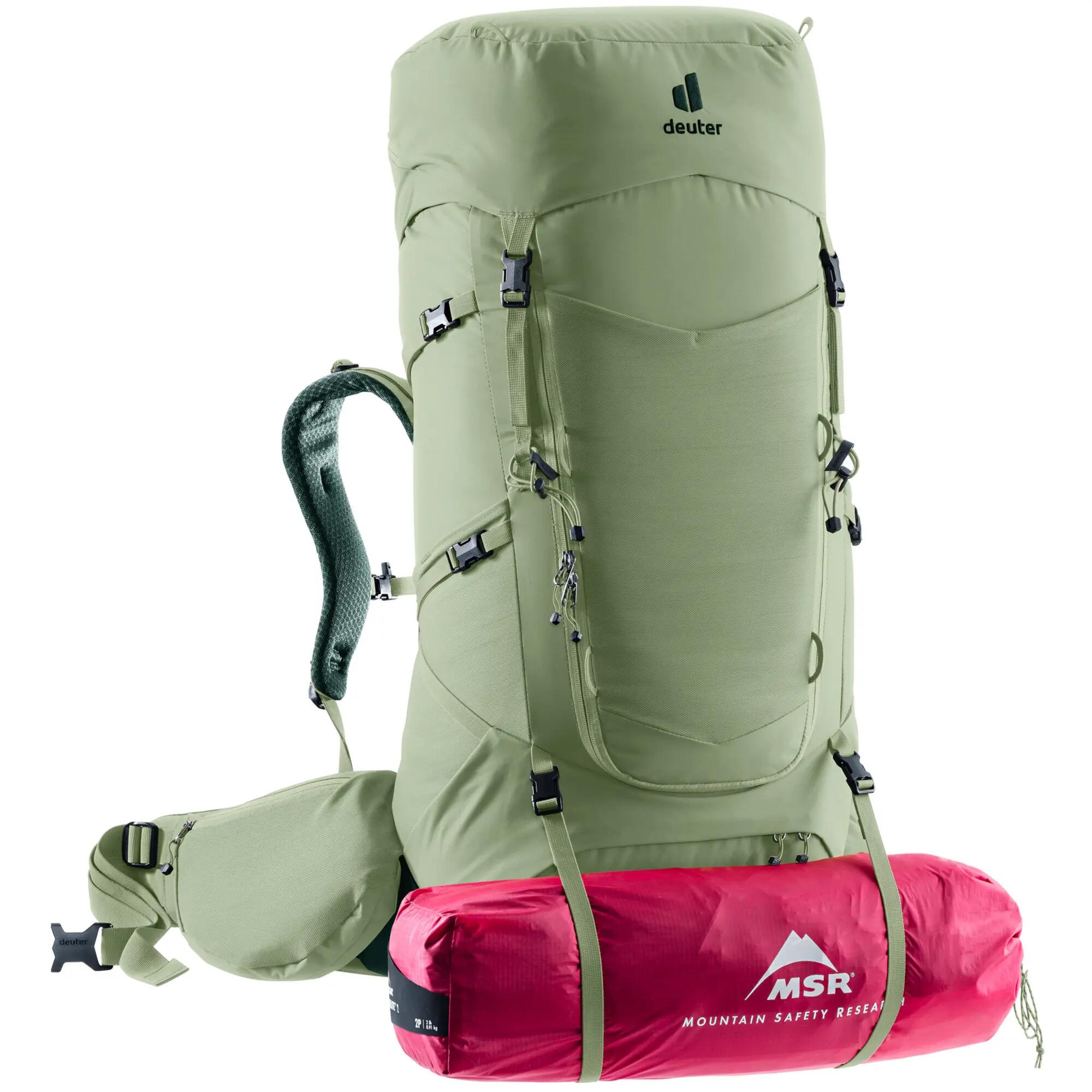 Damen - trekking - rucksack - verstellbar, belüftet - aircontact 55+10 12/13