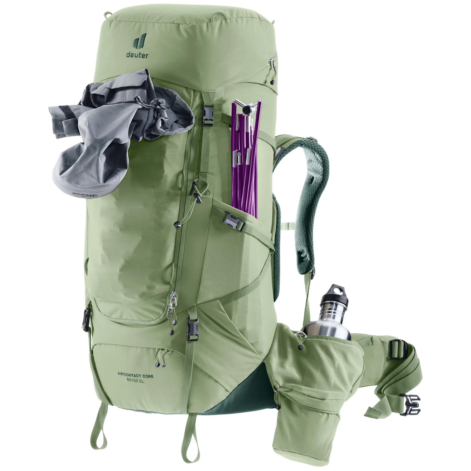 Damen - trekking - rucksack - verstellbar, belüftet - aircontact 55+10 11/13