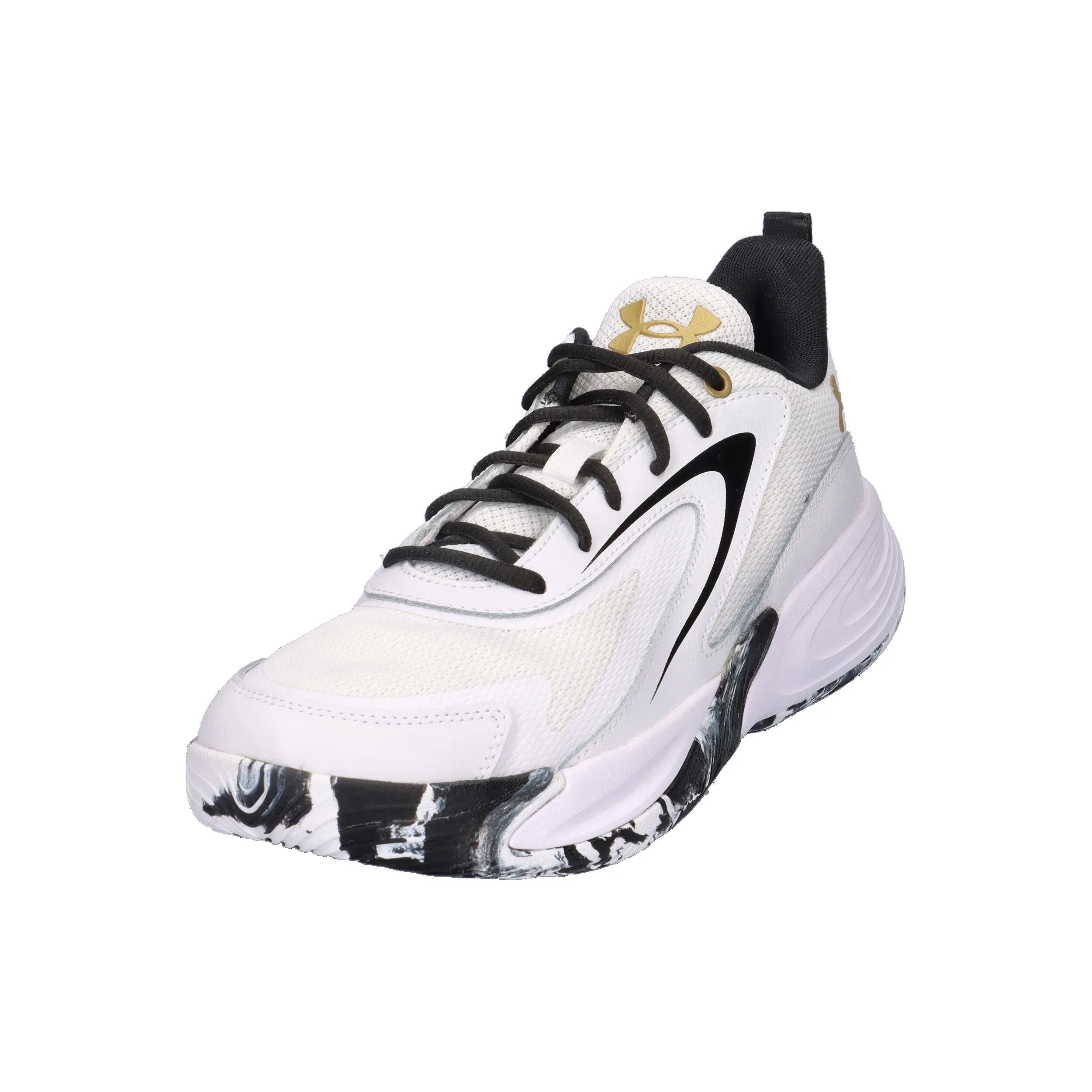 Under Armour Lockdown 8 Basketballschuhe Sneaker Unisex 6009400 100 weiss 4/14
