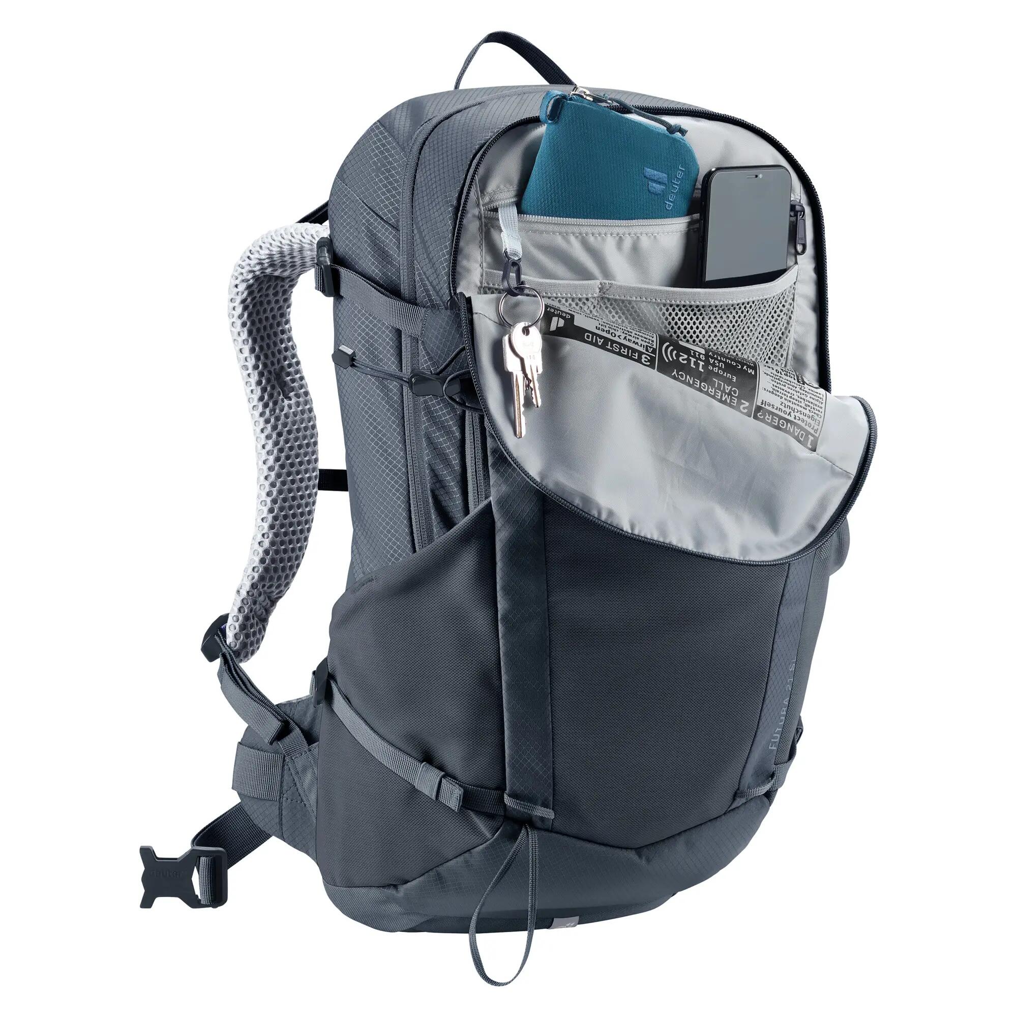 Damen - Wandern - Rucksack - Leicht, Belüftet - Futura 21 SL - Schwarz 13/13