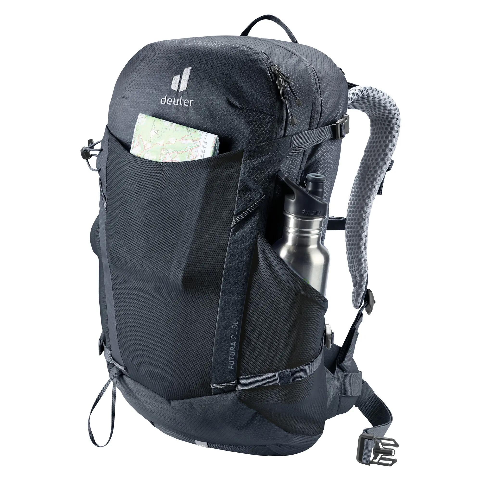 Damen - Wandern - Rucksack - Leicht, Belüftet - Futura 21 SL - Schwarz 12/13