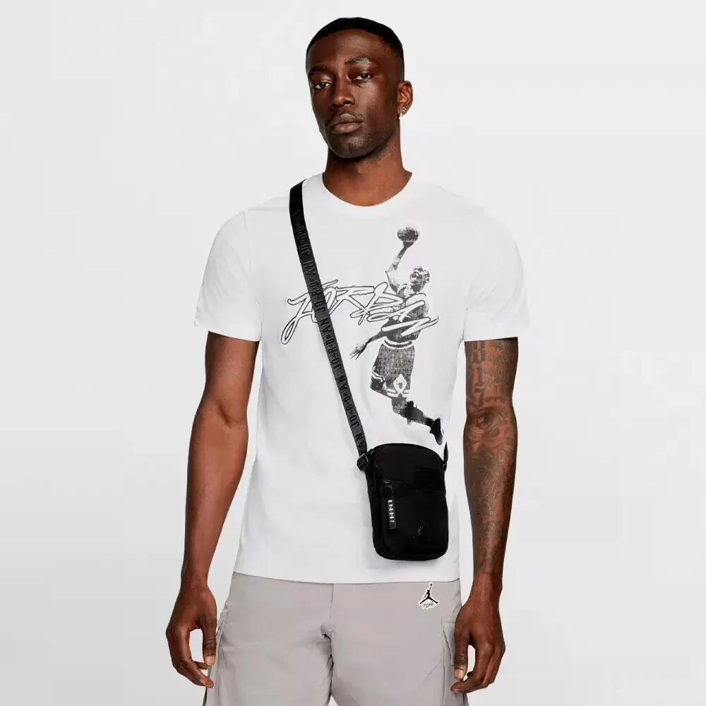 Bolsito Casual Hombre Nike Jordan Jan Airbone Festival Bag 9A0631-023 Negro 3/5