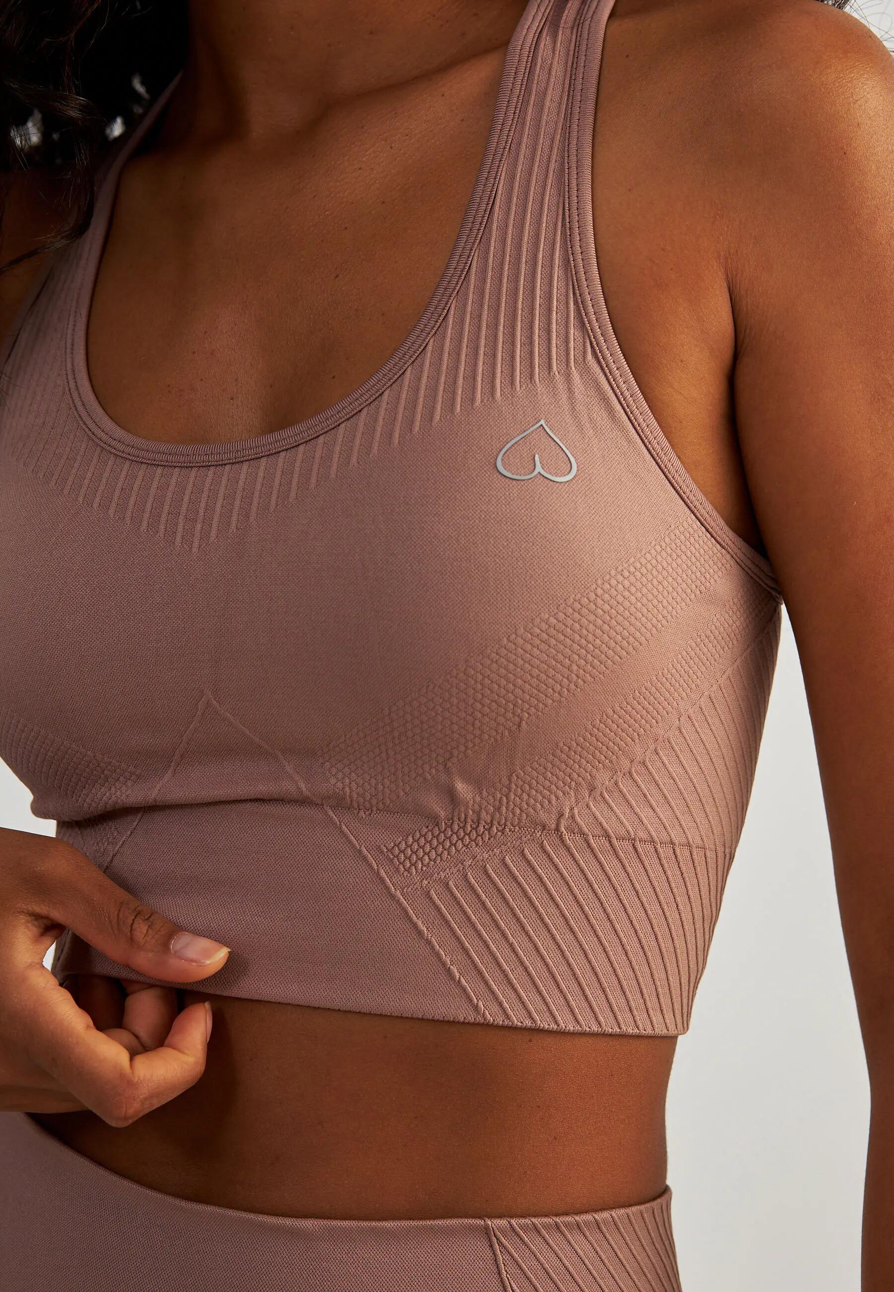 Damen Sport BH Femme Force Roségold für Sport & Freizeit 8/16
