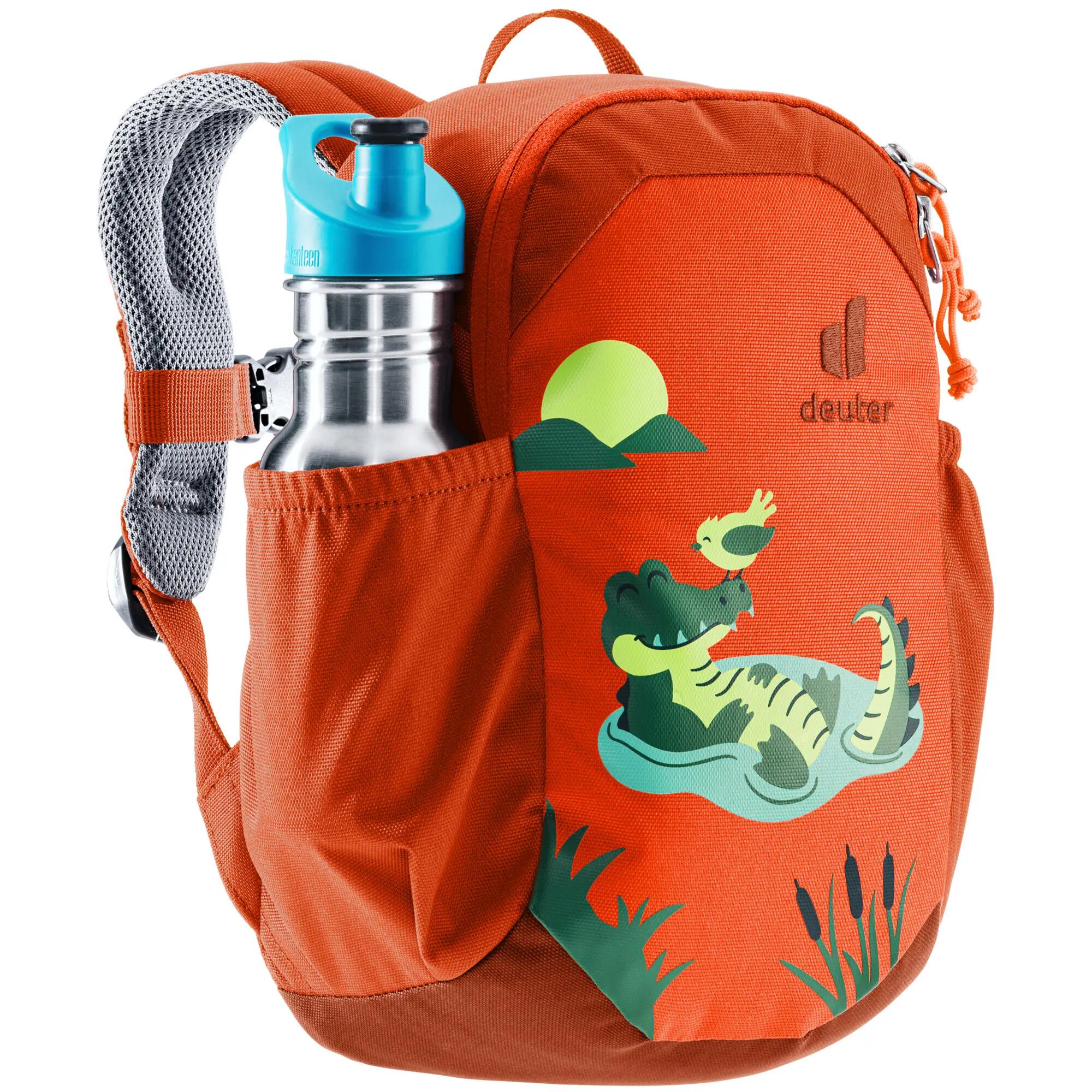 Kinder - Kindergarten - Rucksack - bequem, recycelt, Pico - flame-brick 12/12