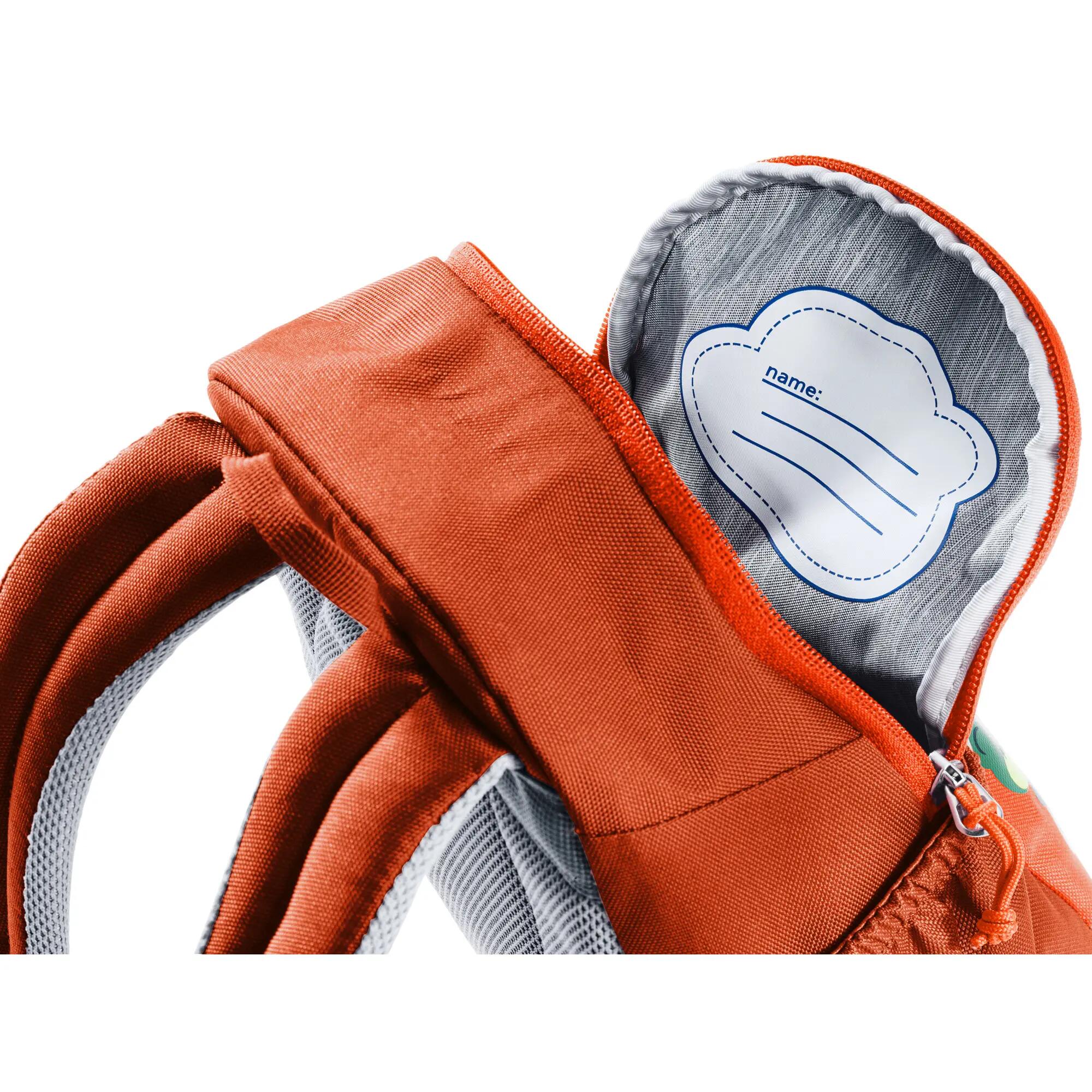 Kinder - Kindergarten - Rucksack - bequem, recycelt, Pico - flame-brick 11/12