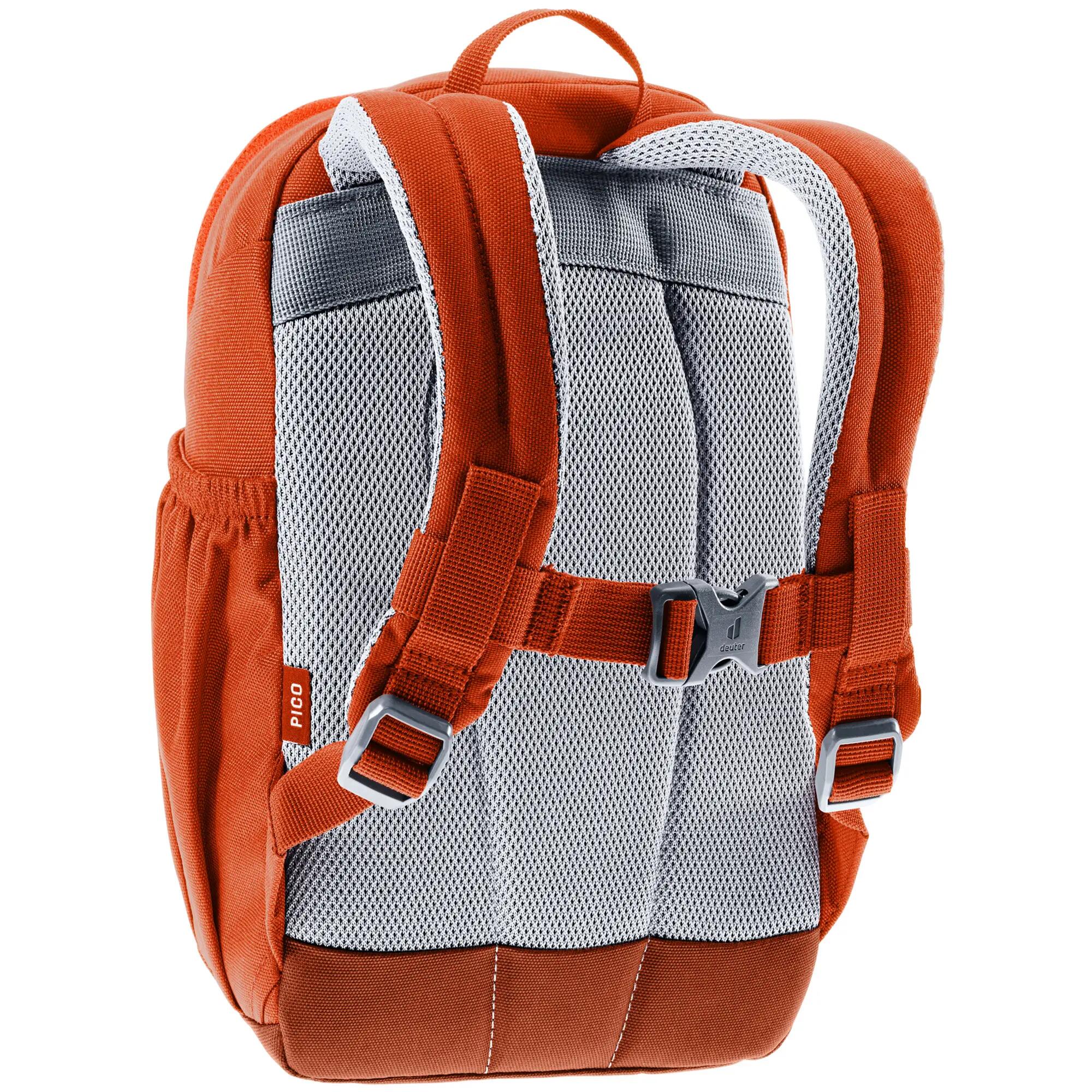 Kinder - Kindergarten - Rucksack - bequem, recycelt, Pico - flame-brick 10/12