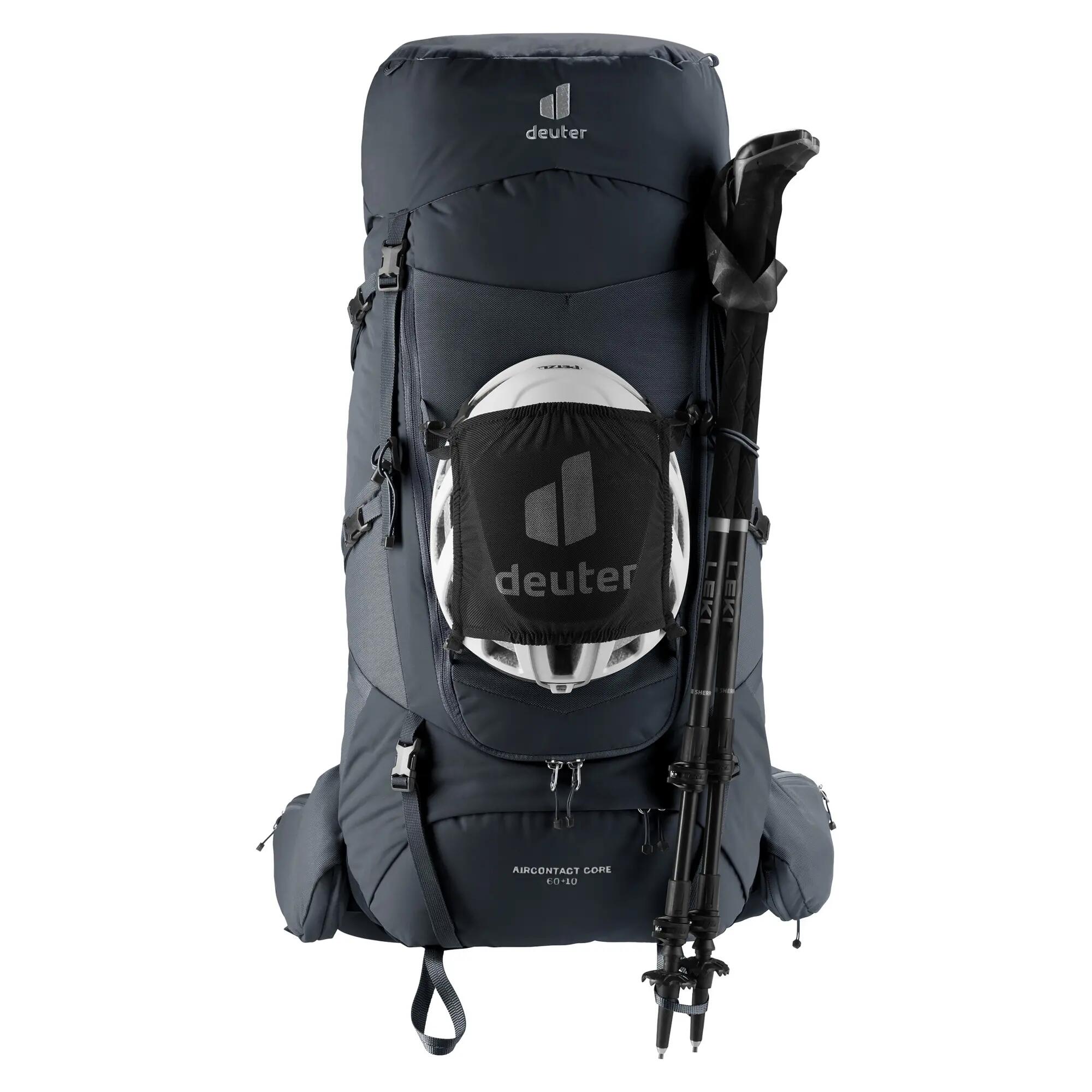 Trekking-Rucksack - verstellbar - aircontact 60+10 - schwarz 5/13