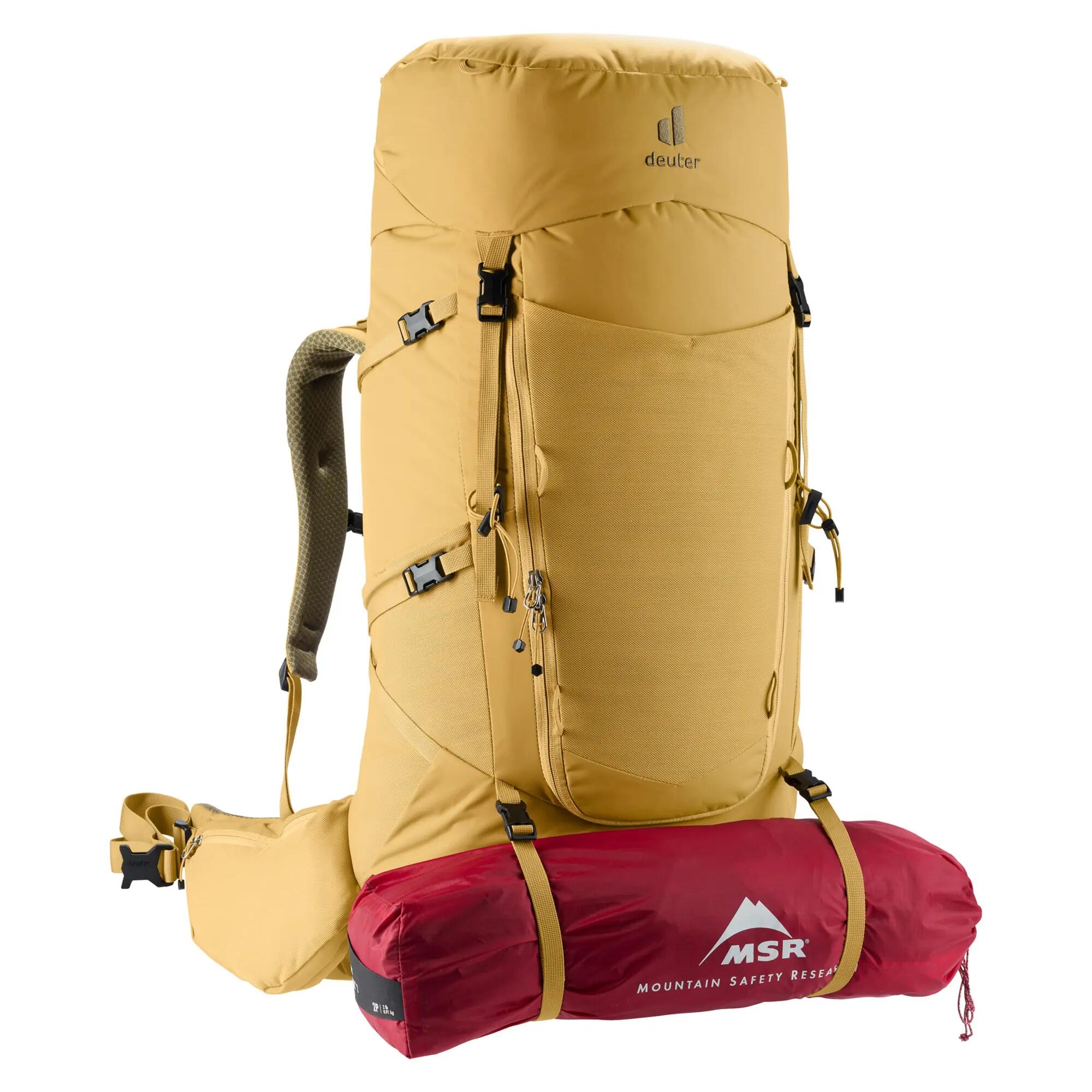 Unisex - Trekking - Rucksack - verstellbar, belüftet, 60+10 - savanna-nori 12/13
