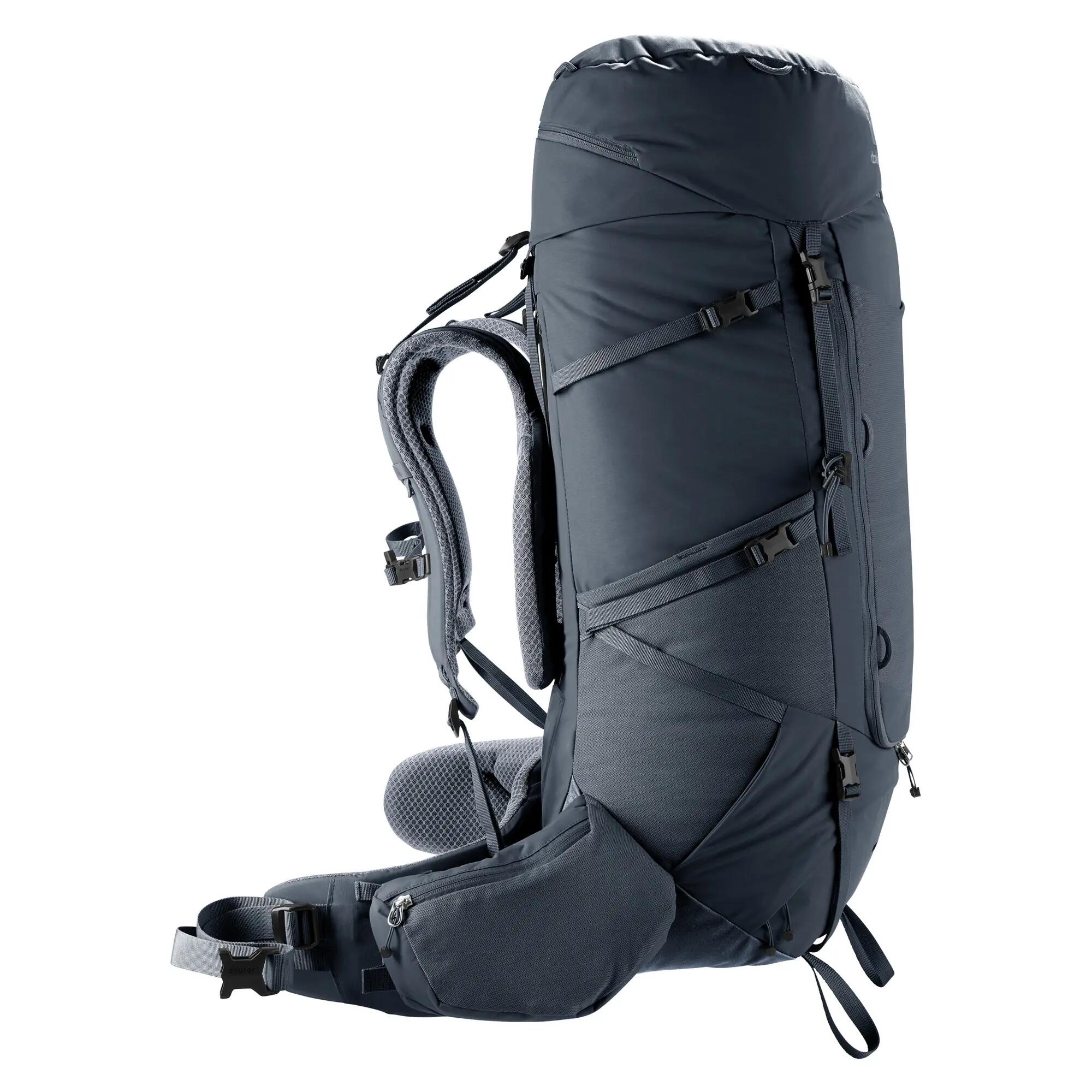 Trekking-Rucksack - verstellbar - aircontact 60+10 - schwarz 9/13