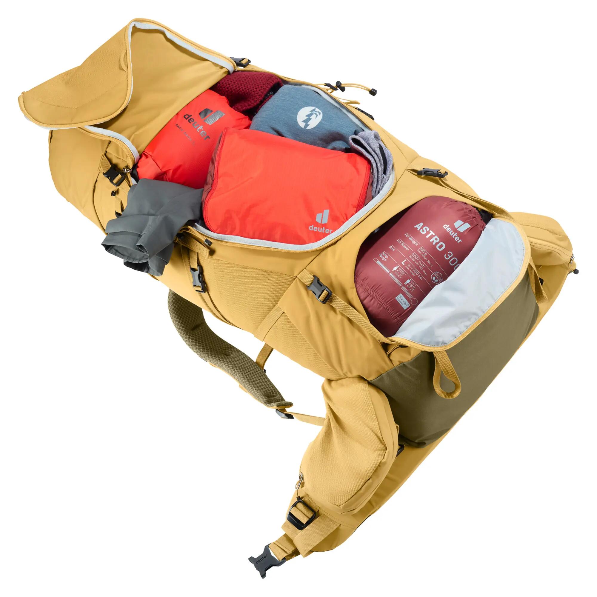 Unisex - Trekking - Rucksack - verstellbar, belüftet, 60+10 - savanna-nori 11/13
