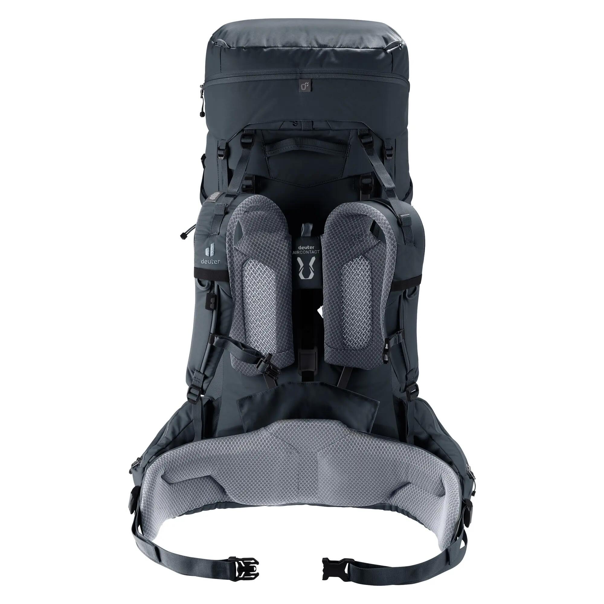Trekking-Rucksack - verstellbar - aircontact 60+10 - schwarz 8/13