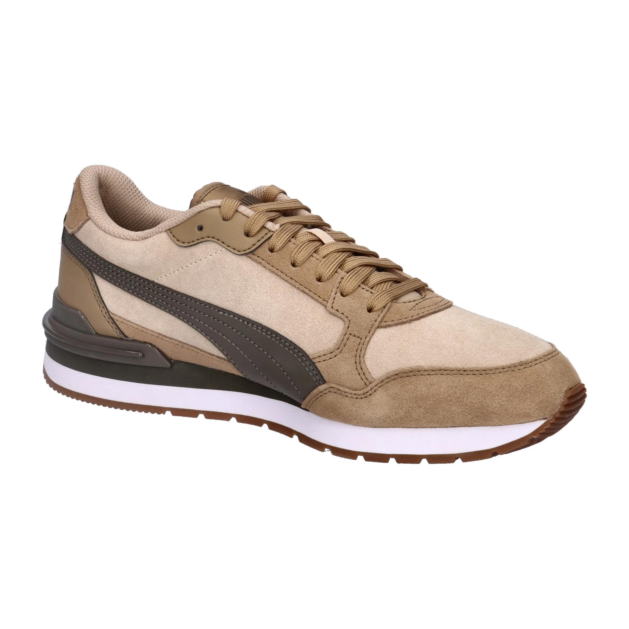Puma ST Runner v4 SD Unisex Sneaker Schuhe Leder 399665 17 Braun 8/14