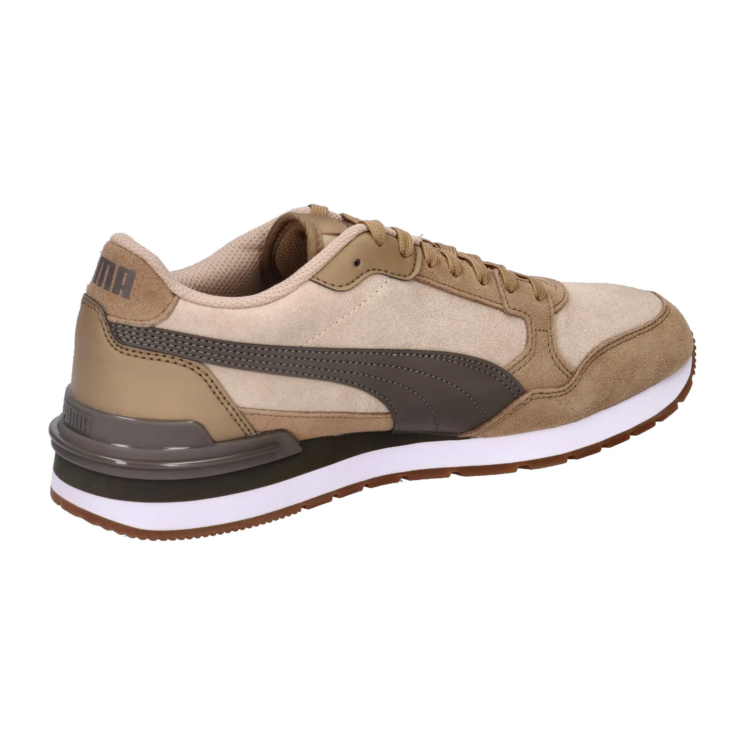 Puma ST Runner v4 SD Unisex Sneaker Schuhe Leder 399665 17 Braun 14/14