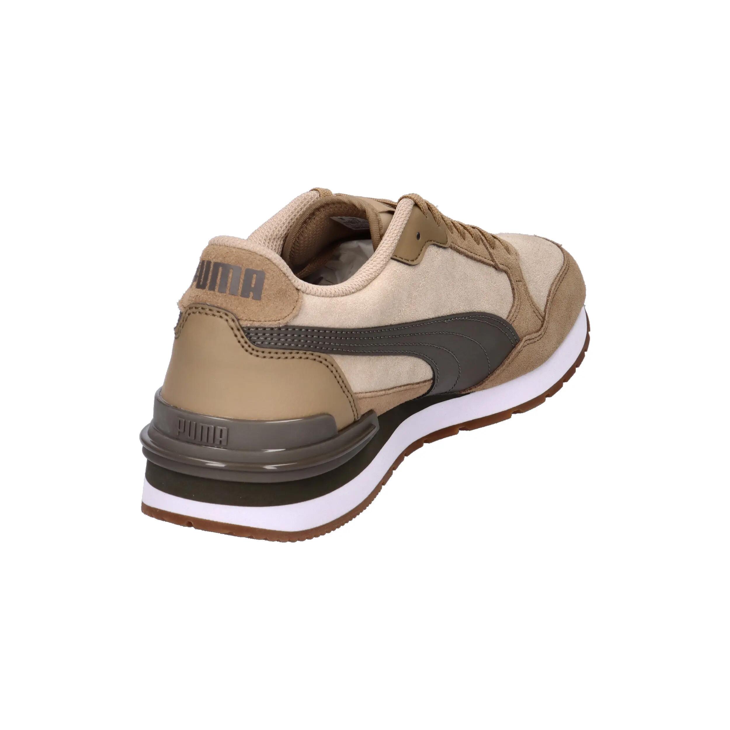 Puma ST Runner v4 SD Unisex Sneaker Schuhe Leder 399665 17 Braun 13/14