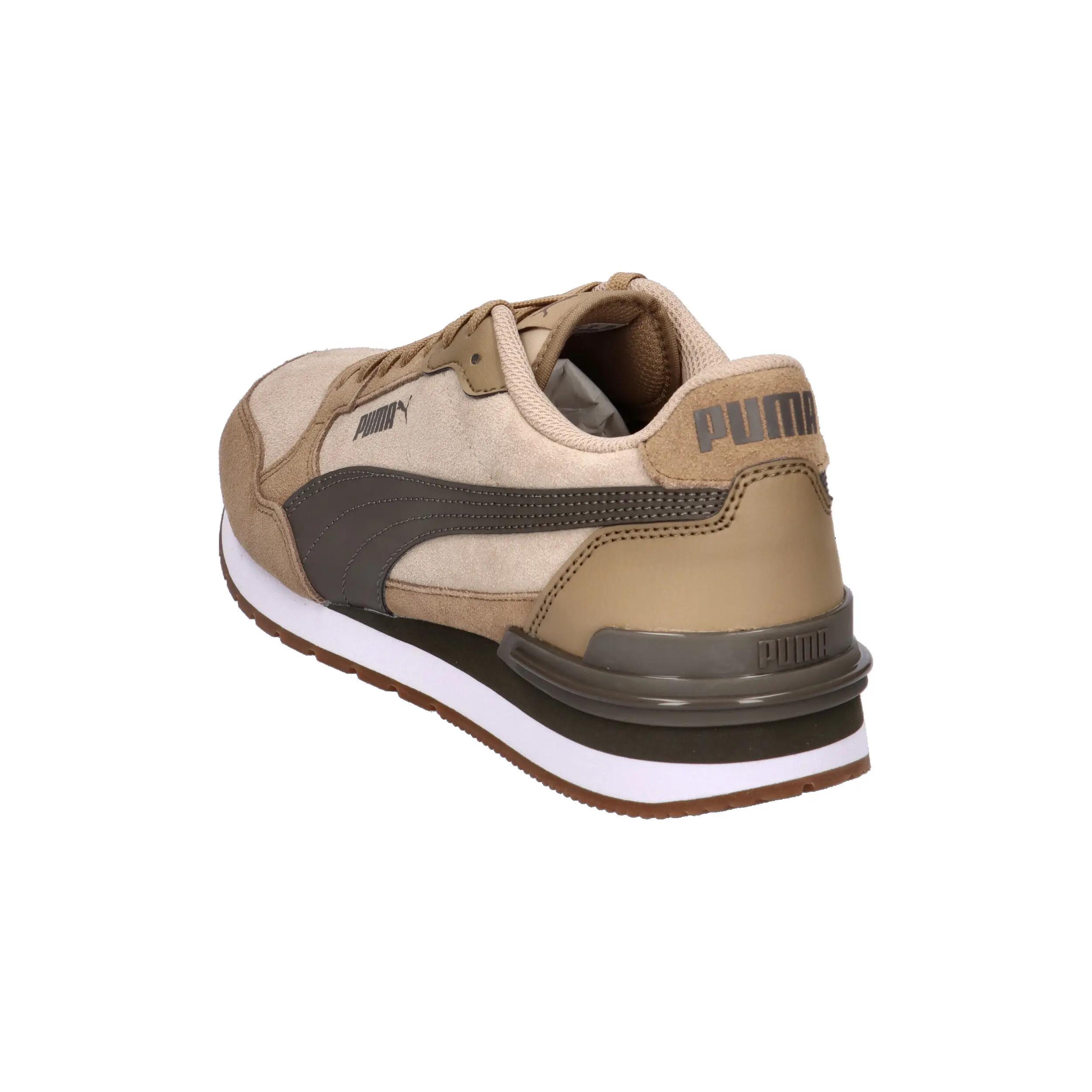 Puma ST Runner v4 SD Unisex Sneaker Schuhe Leder 399665 17 Braun 11/14