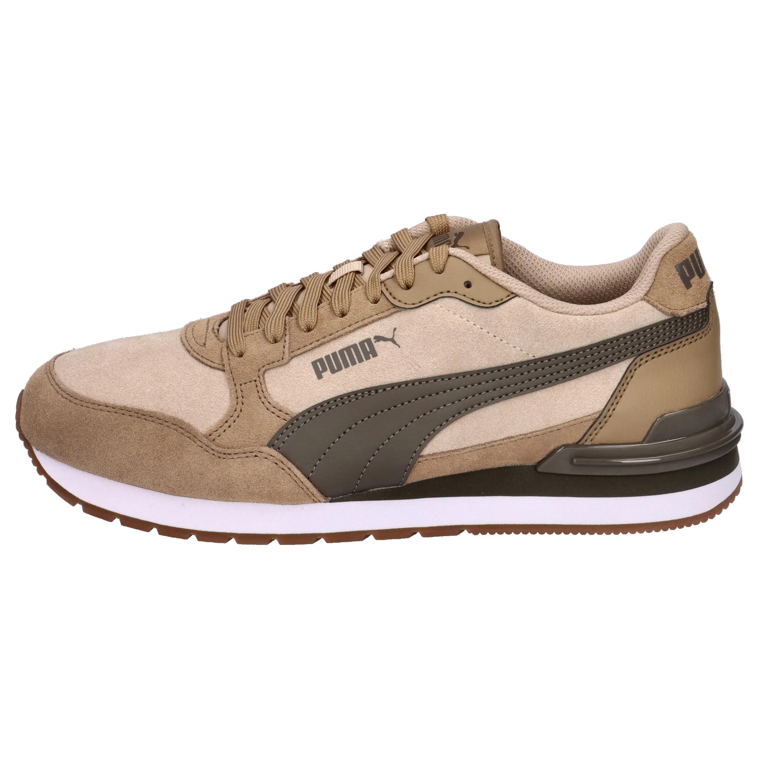 Puma ST Runner v4 SD Unisex Sneaker Schuhe Leder 399665 17 Braun 9/14