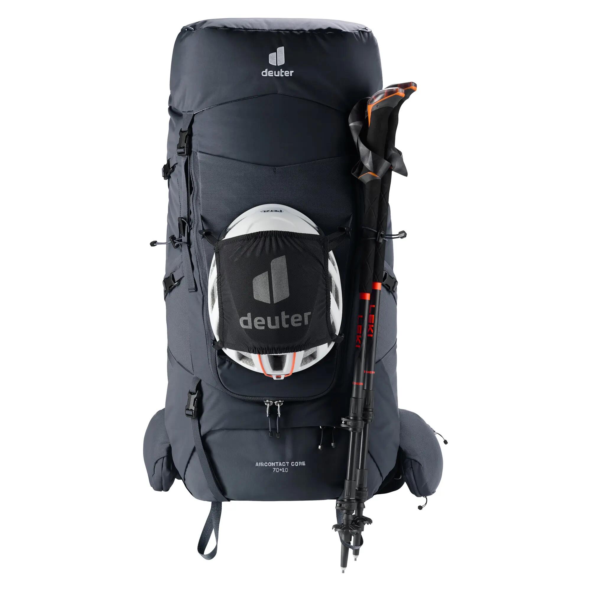 Unisex - Trekkingrucksack - aircontact core 70+10 - black 5/13