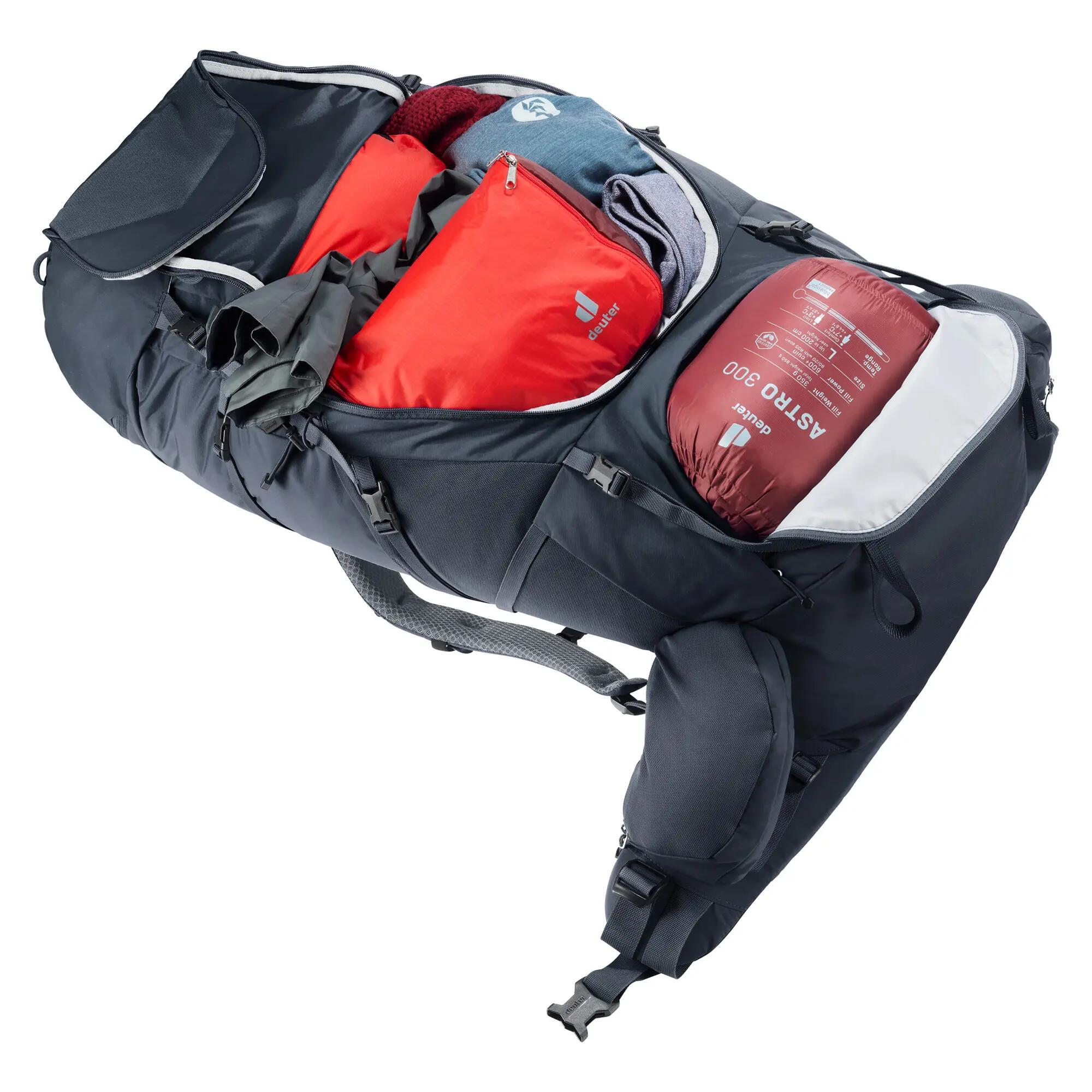 Unisex - Trekkingrucksack - aircontact core 70+10 - black 13/13