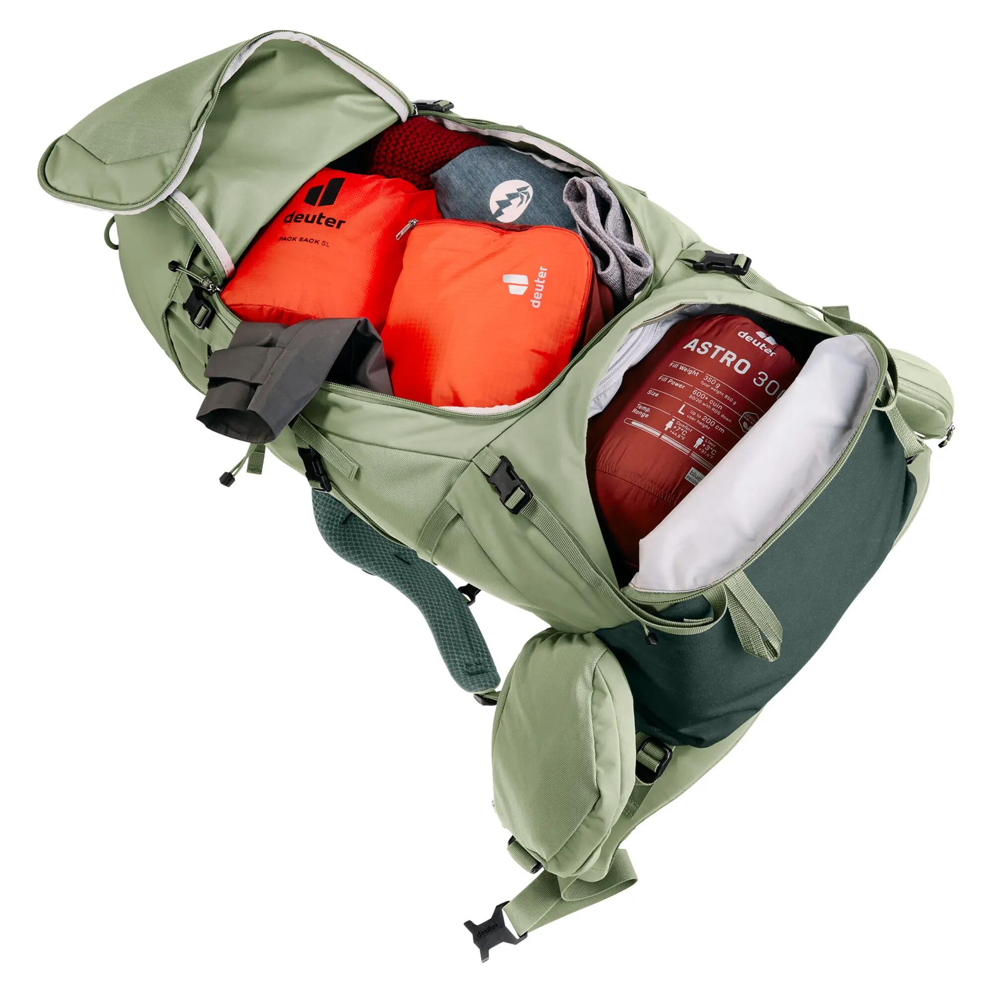 Damen - trekking - rucksack - belüftet - aircontact 45+10 sl 13/13