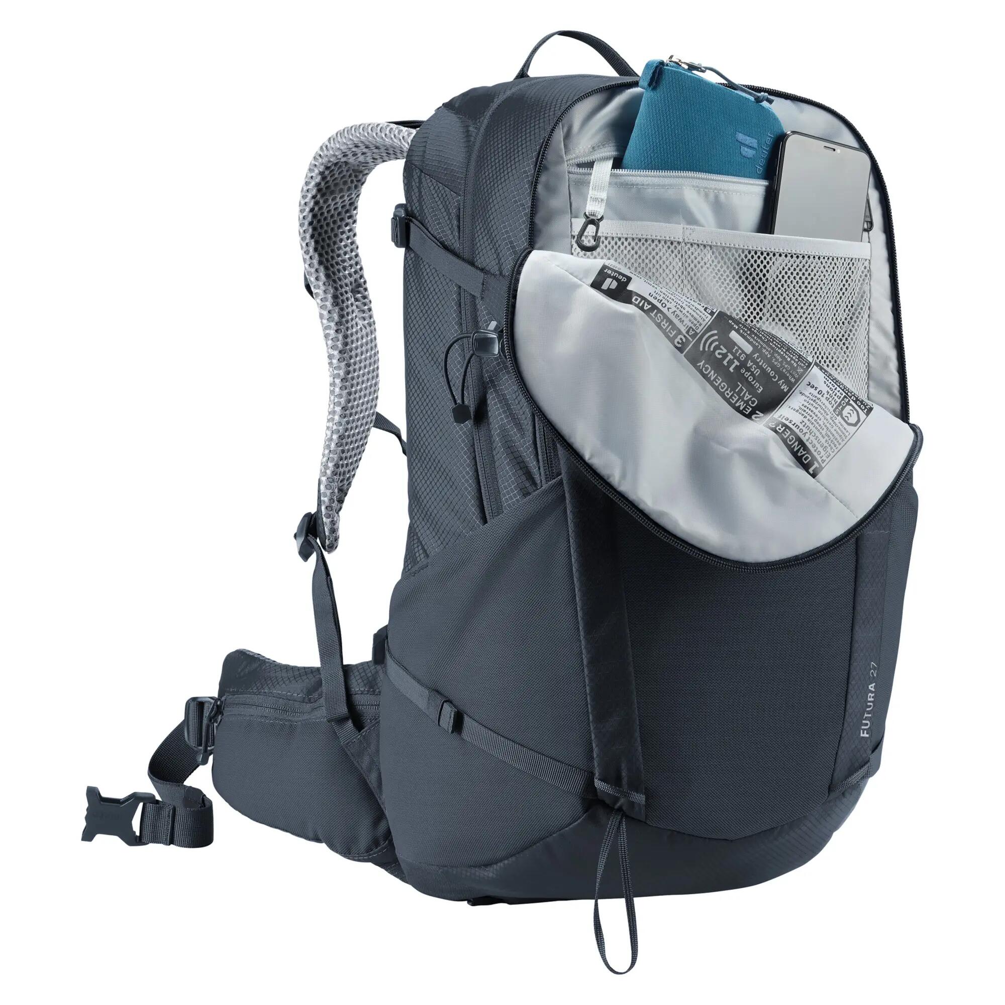 Zaino - Hiking - Unisex - Leggero, Ventilato - Futura 27 - nero/cherry-masala 15/15