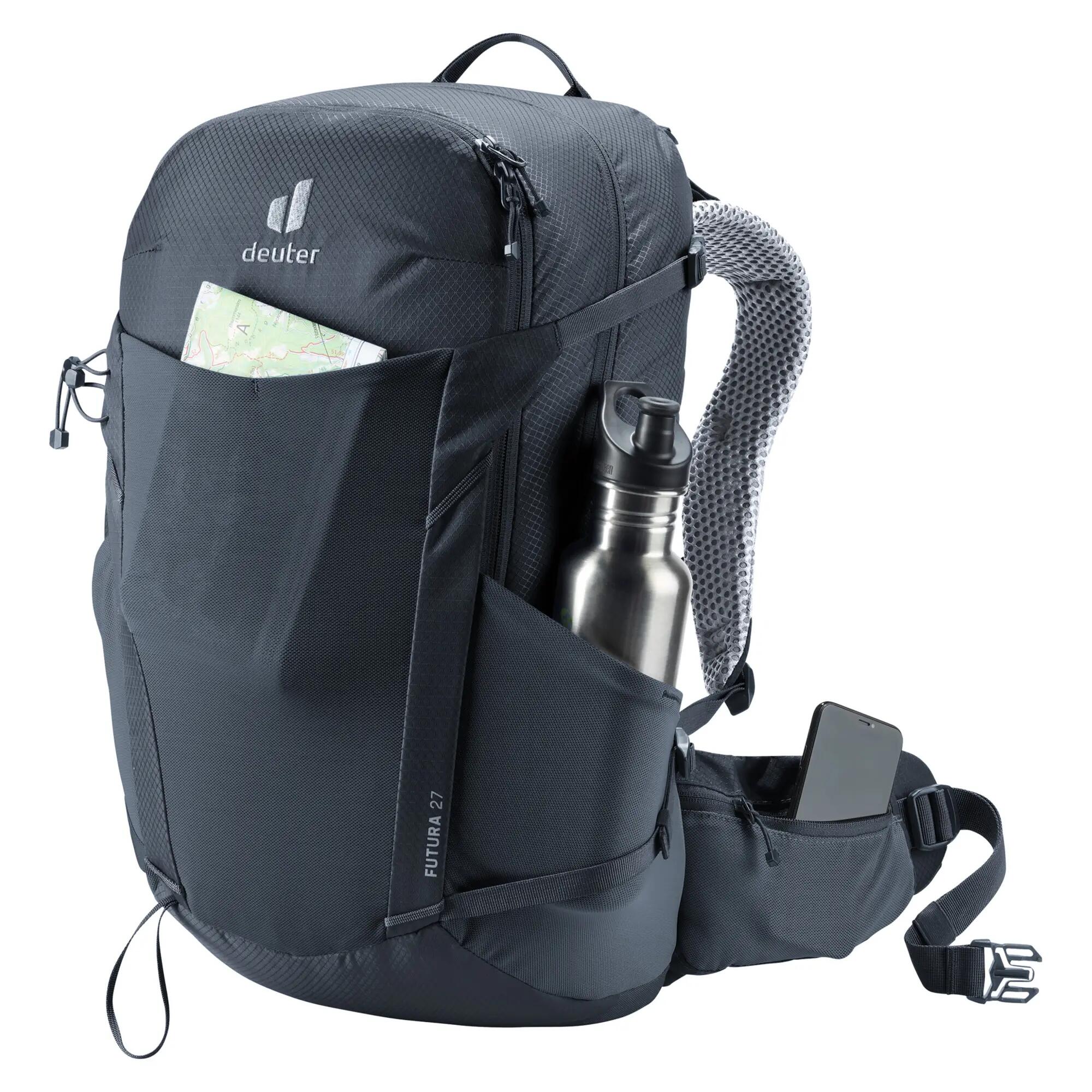 Zaino - Hiking - Unisex - Leggero, Ventilato - Futura 27 - nero/cherry-masala 14/15