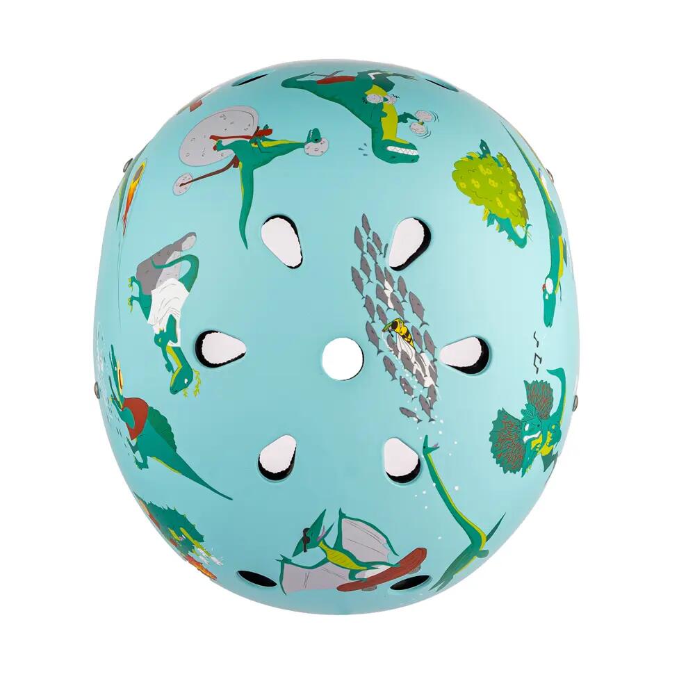 Capacete de Bicicleta criança Tampa Dinossauro tamanho S 7/8