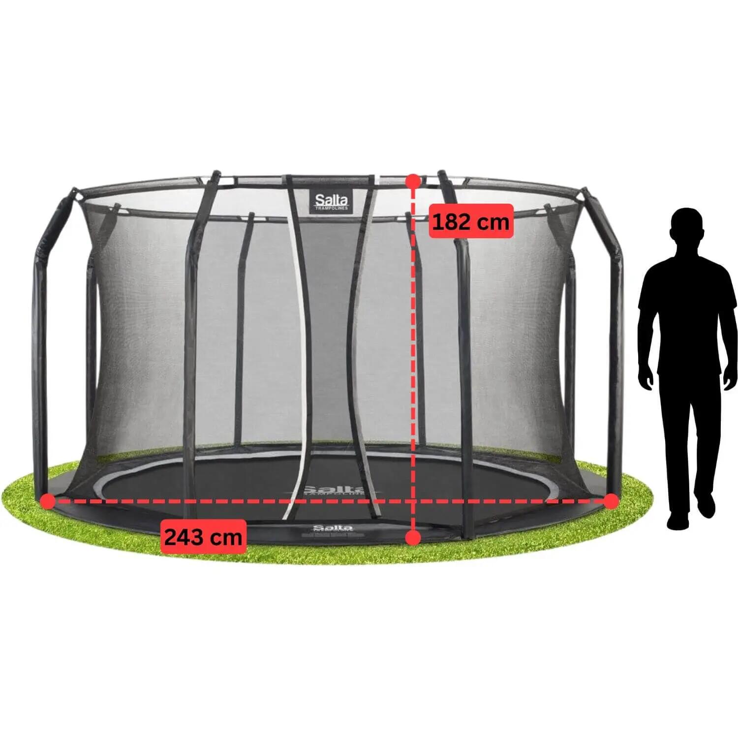 Trampoline - Unisex - Royal Baseground - Met veiligheidsnet 4/10