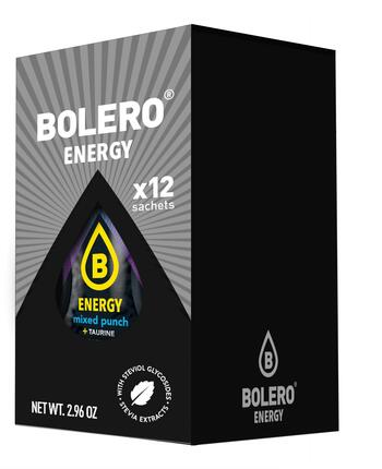 BOLERO Energy Mango - 3 x (12 x 14 g)