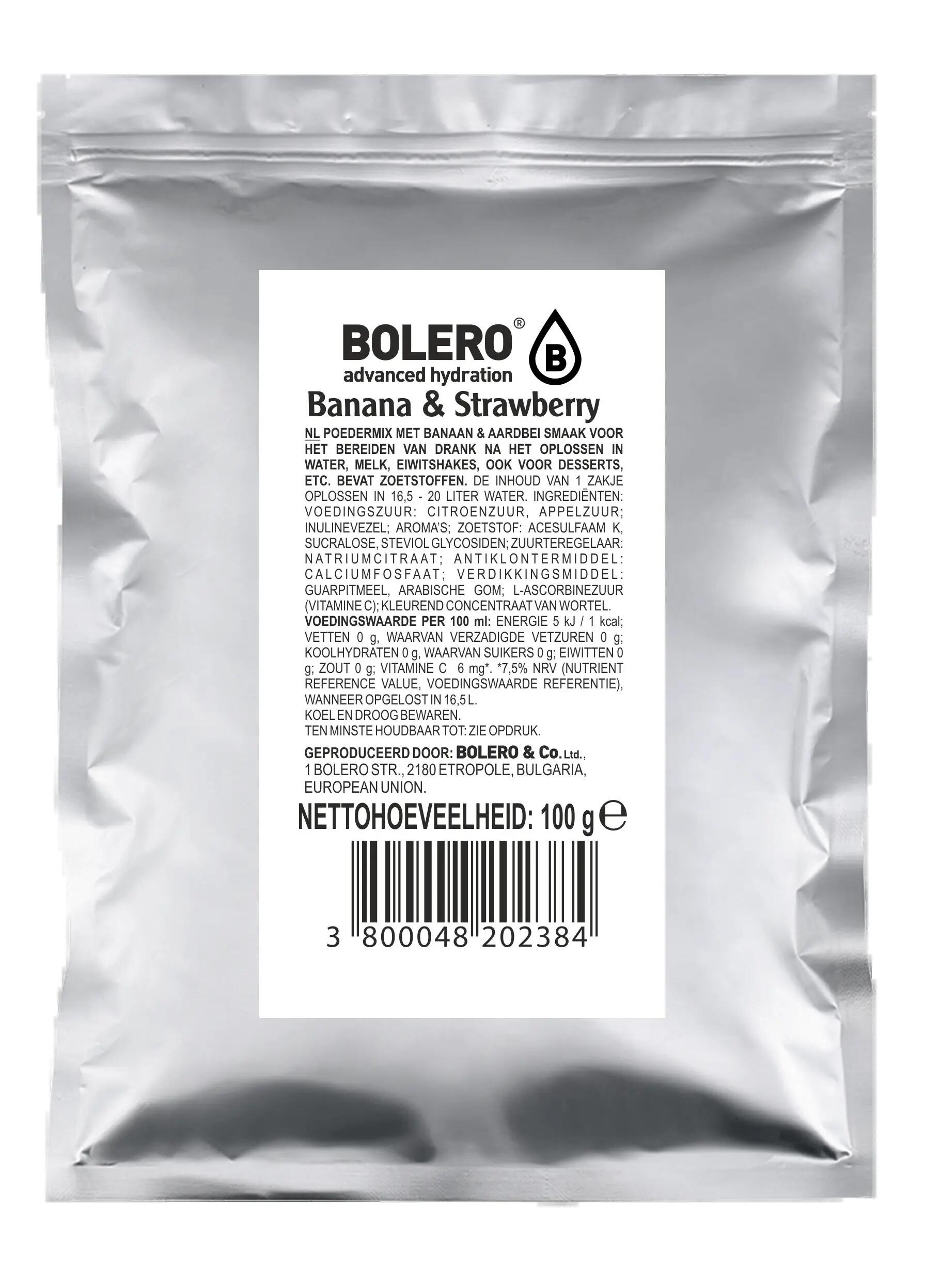 BOLERO Banana and Strawberry - 5 x 100 g 1/2